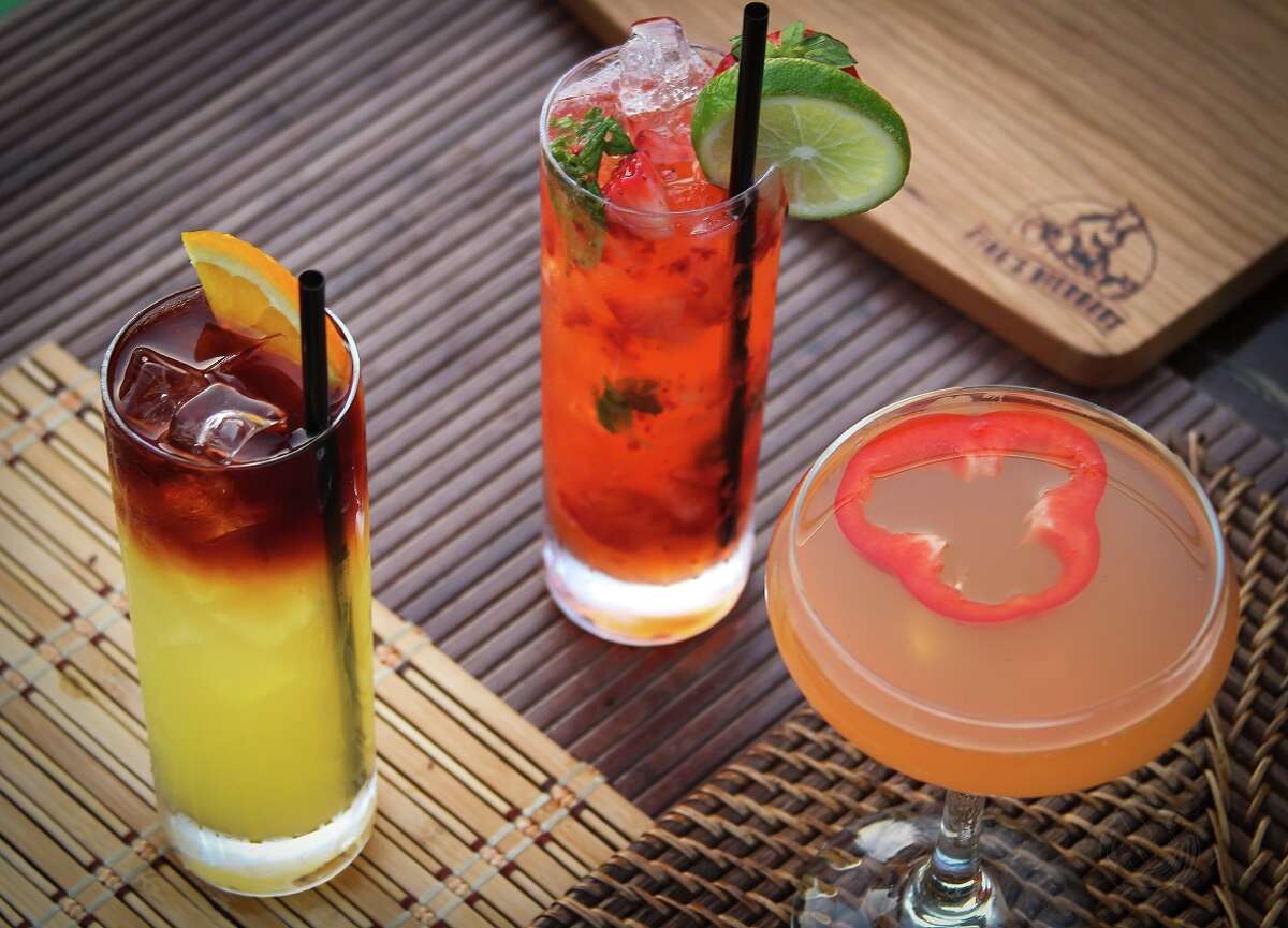 The Munich Punch, Strawberry Mojito, and Ze Gypsy cocktails on the menu at King's Bierhaus to open soon at 2044 E. T.C. Jester.
