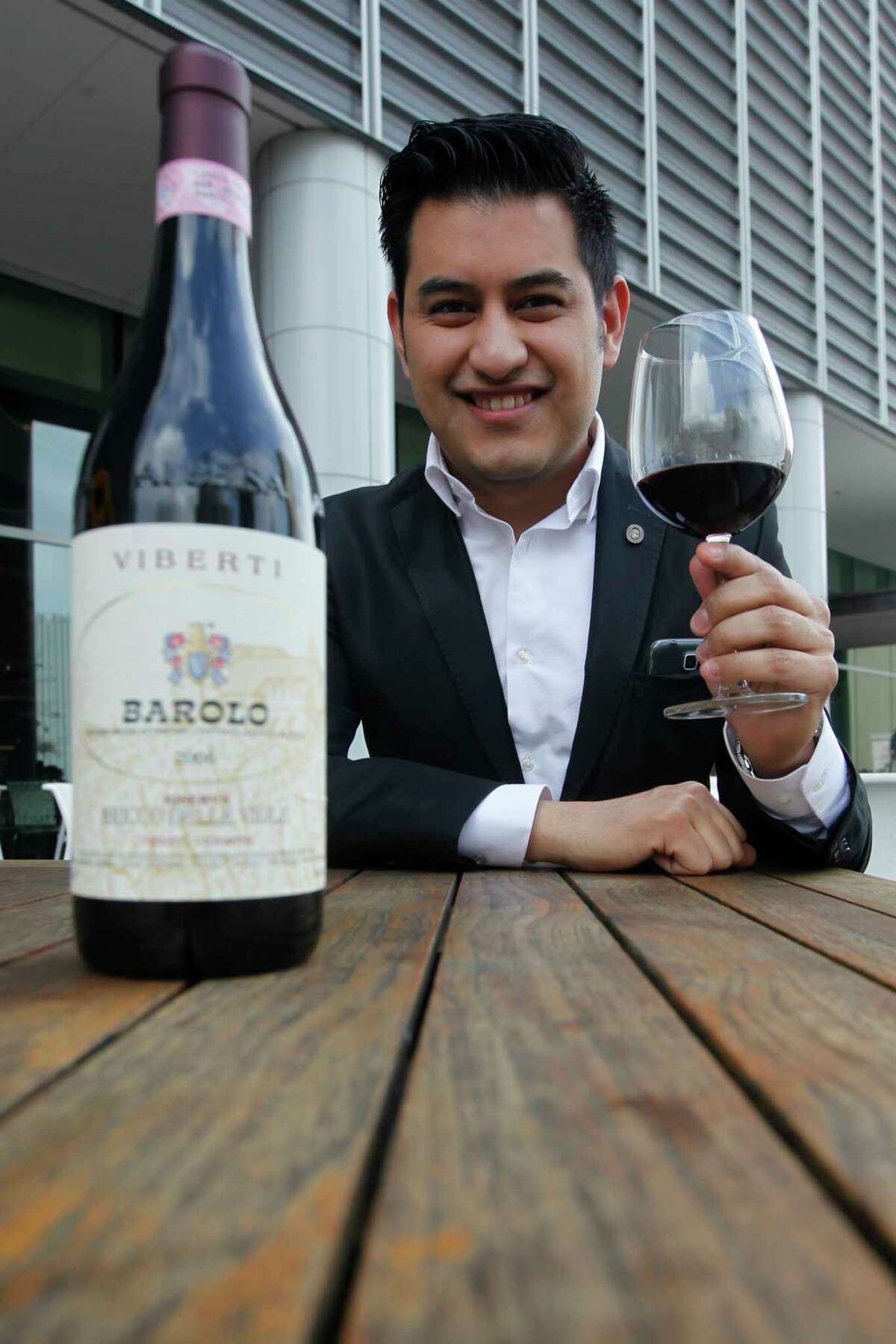 Caracol sommelier Andres Blanco touts his favorite wine, the 2006 Viberti Giovanni Bricco delle Viole Riserva Barolo.