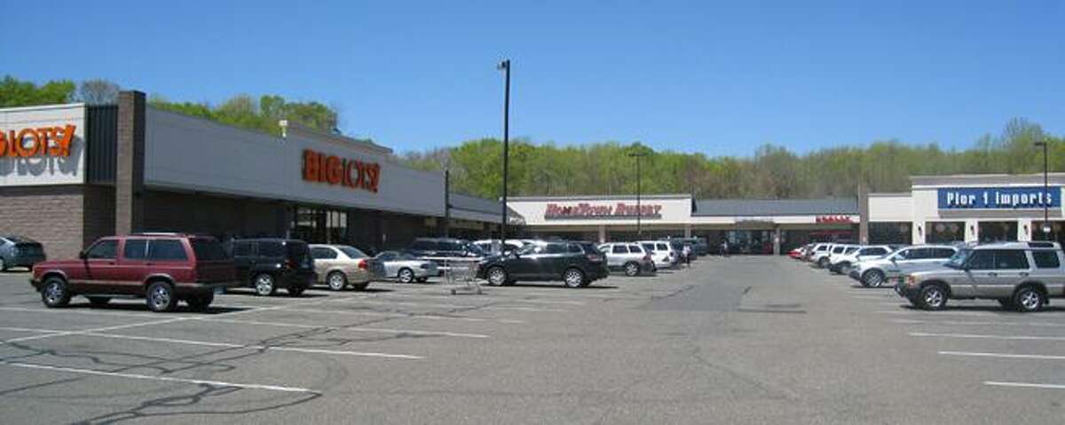 The plaza at Turnpike Square in Milford will be home to the state's first Golden Corral restaurant.