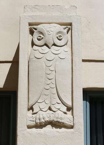 Bas-relief sculpture is preserved on the exterior of Richardson Hall on Laguna Street in San Francisco, Calif. on Tuesday, March 21, 2017. At one time part of the San Francisco State Teacher's College, Richardson has been renovated as LGBT-friendly affordable housing for seniors.