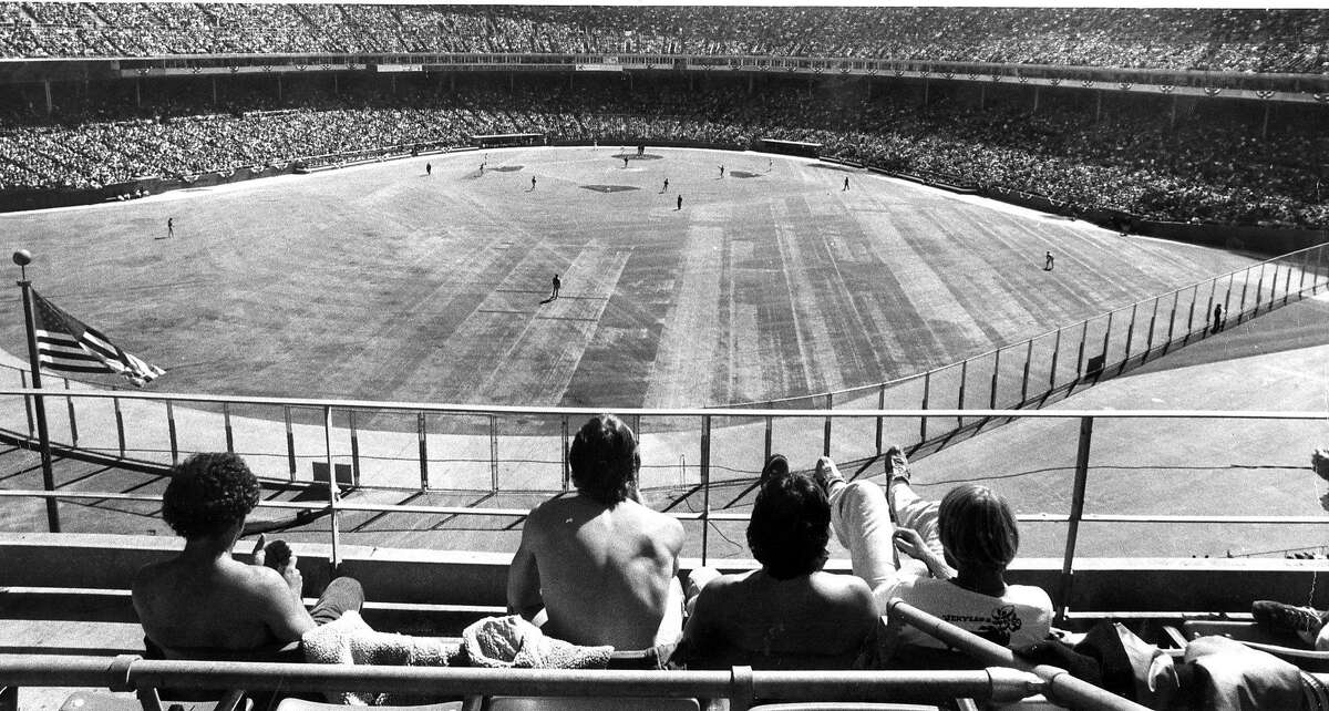 1978 San Francisco Giants opening day Fans in the upper deck enjoy the sunny day Photo ran 04/8/1978, P. 1
