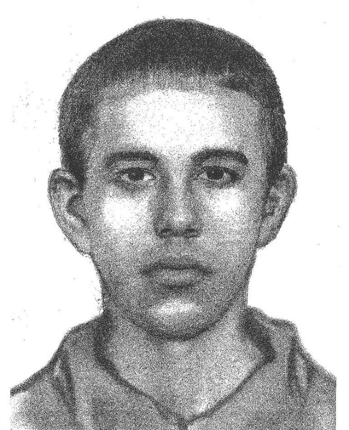 This is a composite sketch of a man wanted by Laredo police for questioning in connection with the killing of a 24-year-old man in February 2017.  