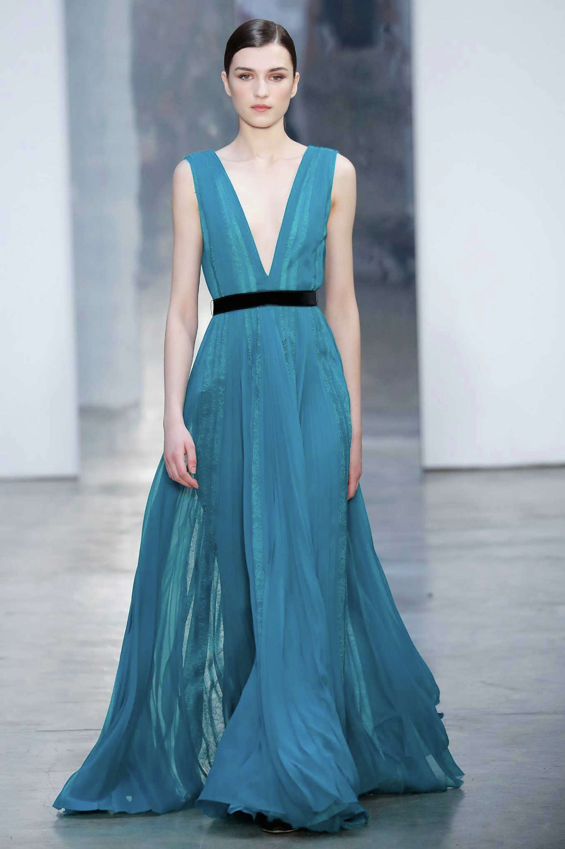 fully lined dresses LaDivine CDS483 Prom Dress - Ocean Blue