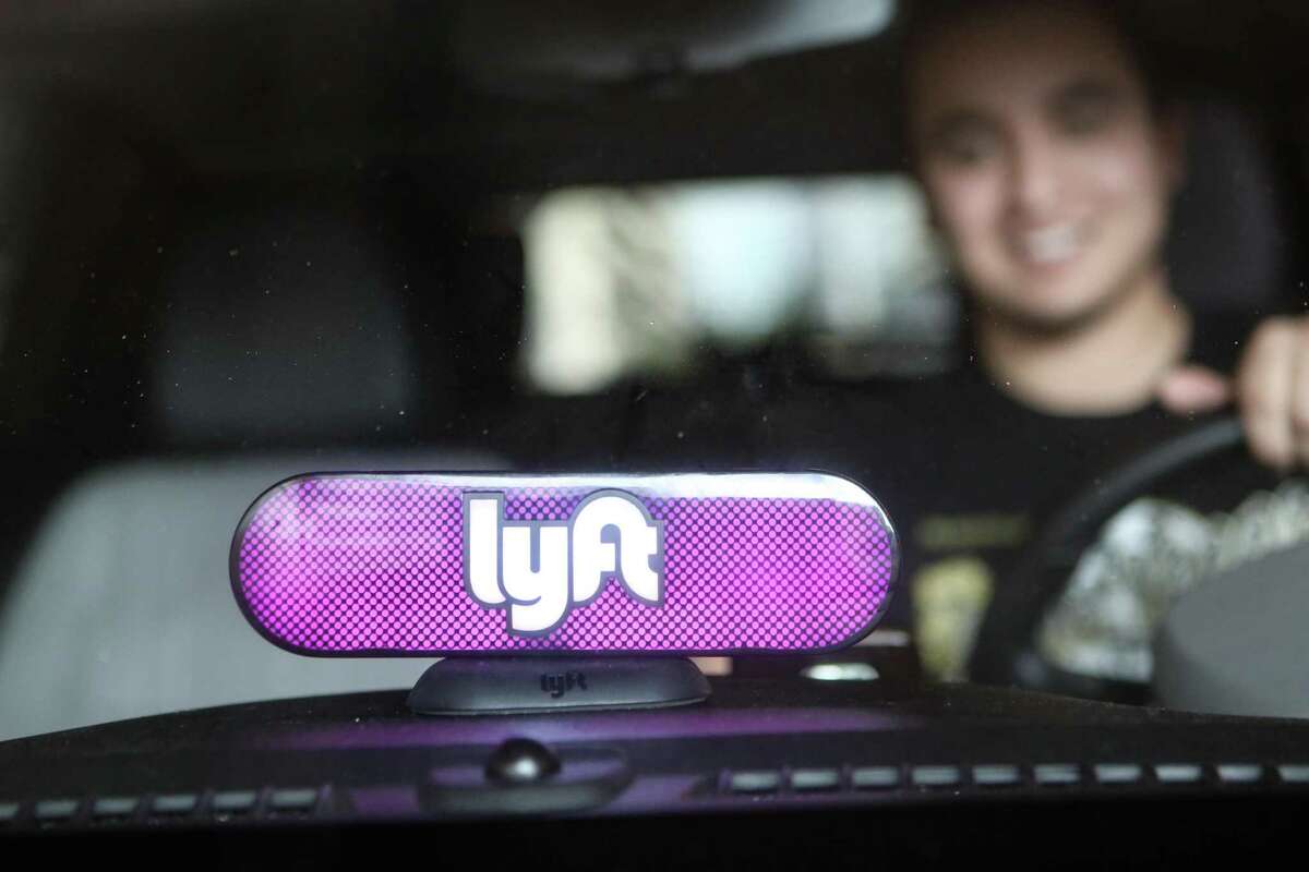 Lyft driver Marvin Lopez is shown in San Francisco, Calif., on January 19, 2017.
