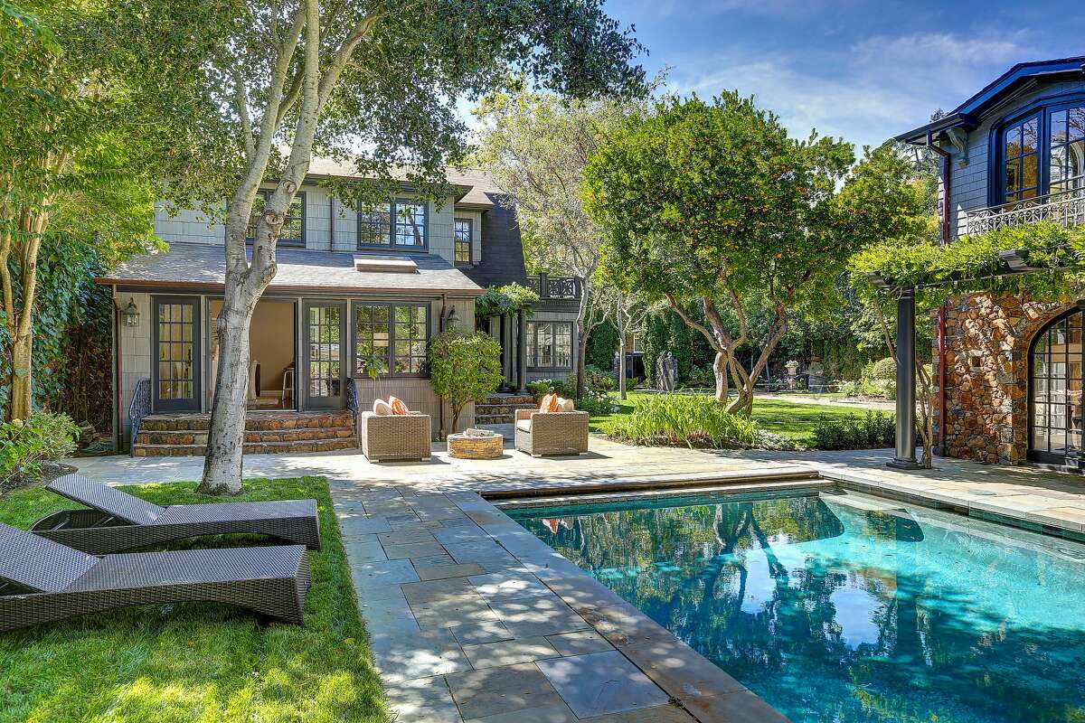 Soothing Style, Welcoming Pool Patio Defines Dutch Colonial In Ross