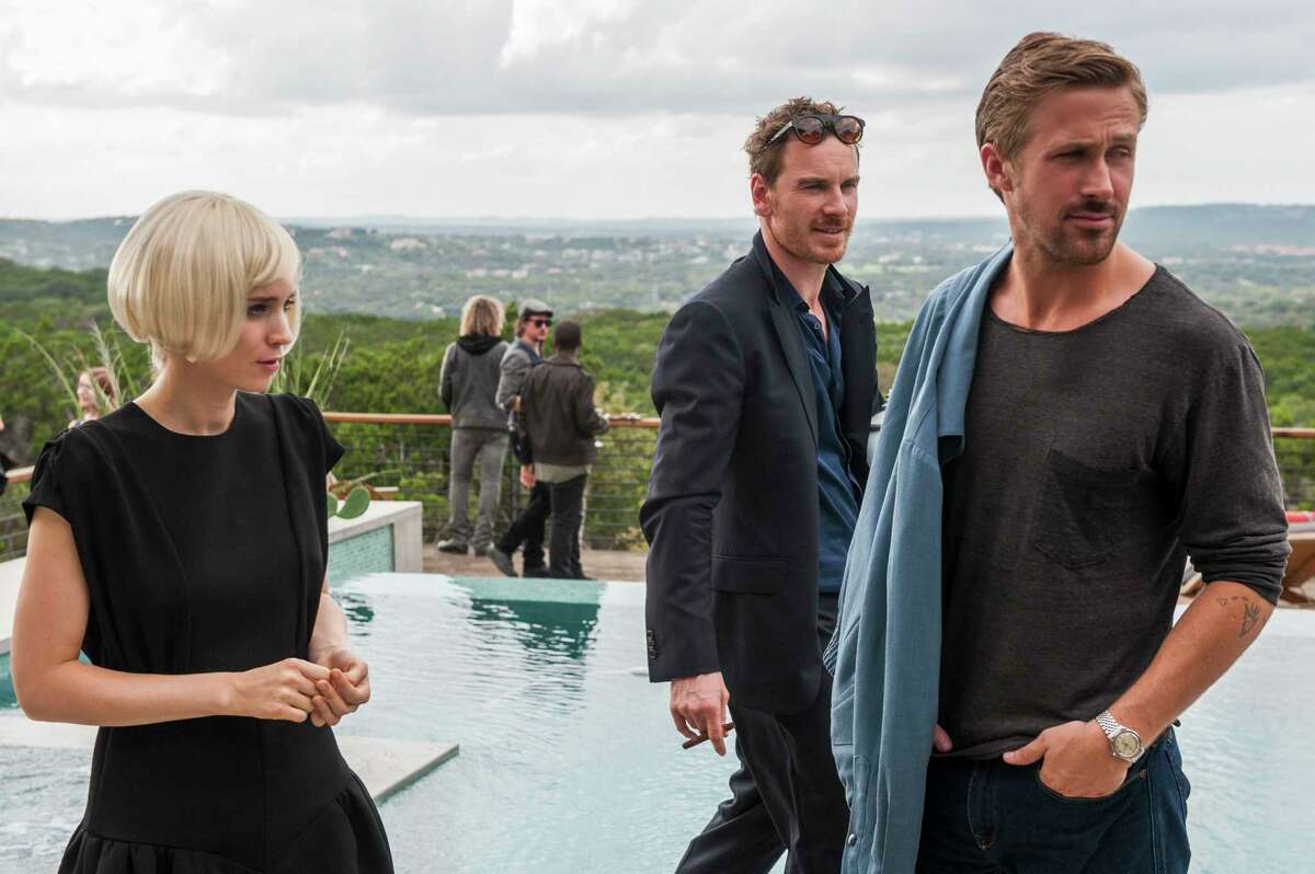 Rooney Mara, from left, ﻿Michael Fassbender ﻿and Ryan Gosling star in ﻿"Song to Song."﻿