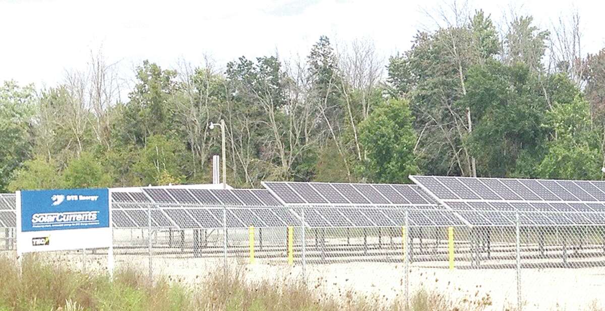 The only commercial solar farm in Tuscola County is on East Dayton Road, Caro, and it is jointly owned by DTE Energy and Thumb Electric Company, which is a co-op owned by over 12,000 members in Huron, Sanilac and Tuscola counties.