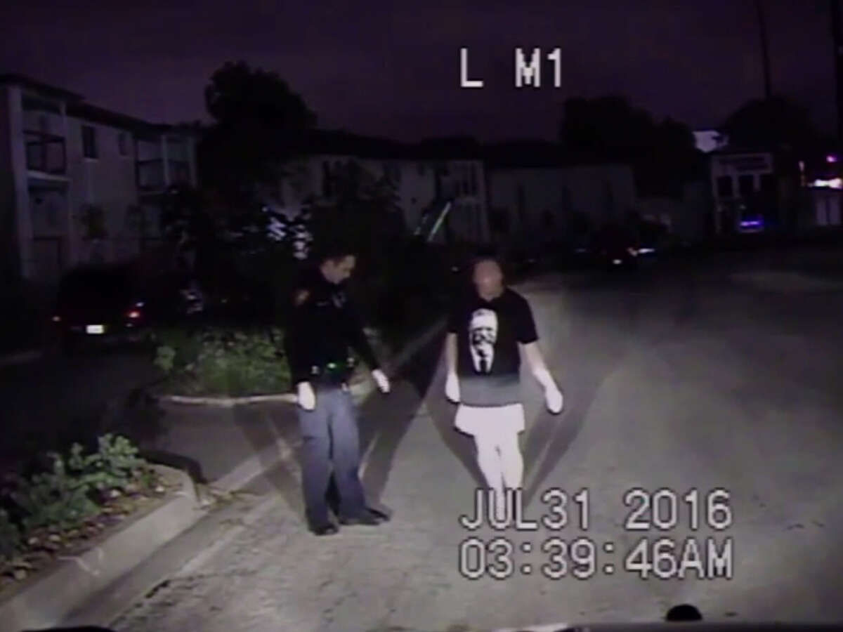 Dashcam footage obtained by mySA.com from the San Antonio Police Department shows Bexar County Commissioner Kevin Wolff participating in a sobriety test on July 31, 2016. Wolff pleaded no contest to driving while intoxicated on March 22, 2017, and was given a year's probation.