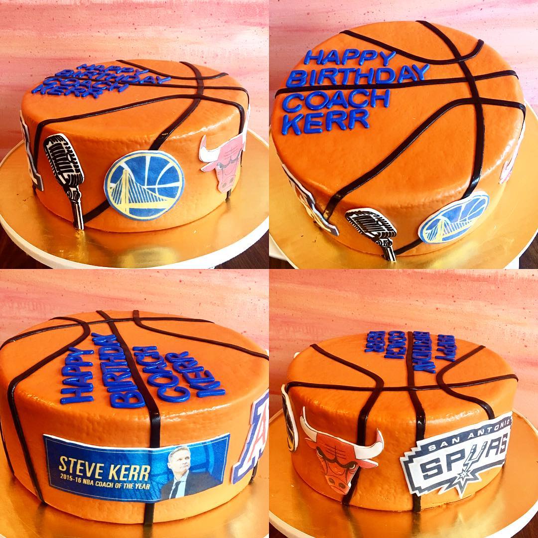 See the amazing birthday cakes this San Francisco baker makes for the  Warriors