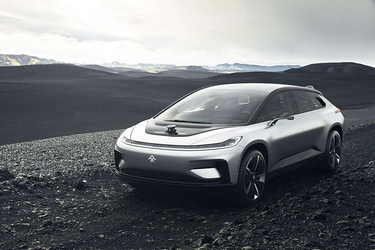 The FF91 from Faraday Future was revealed Tuesday at the Consumer Electronics Show in Las Vegas. MUST CREDIT: Handout courtesy of Faraday Future.
