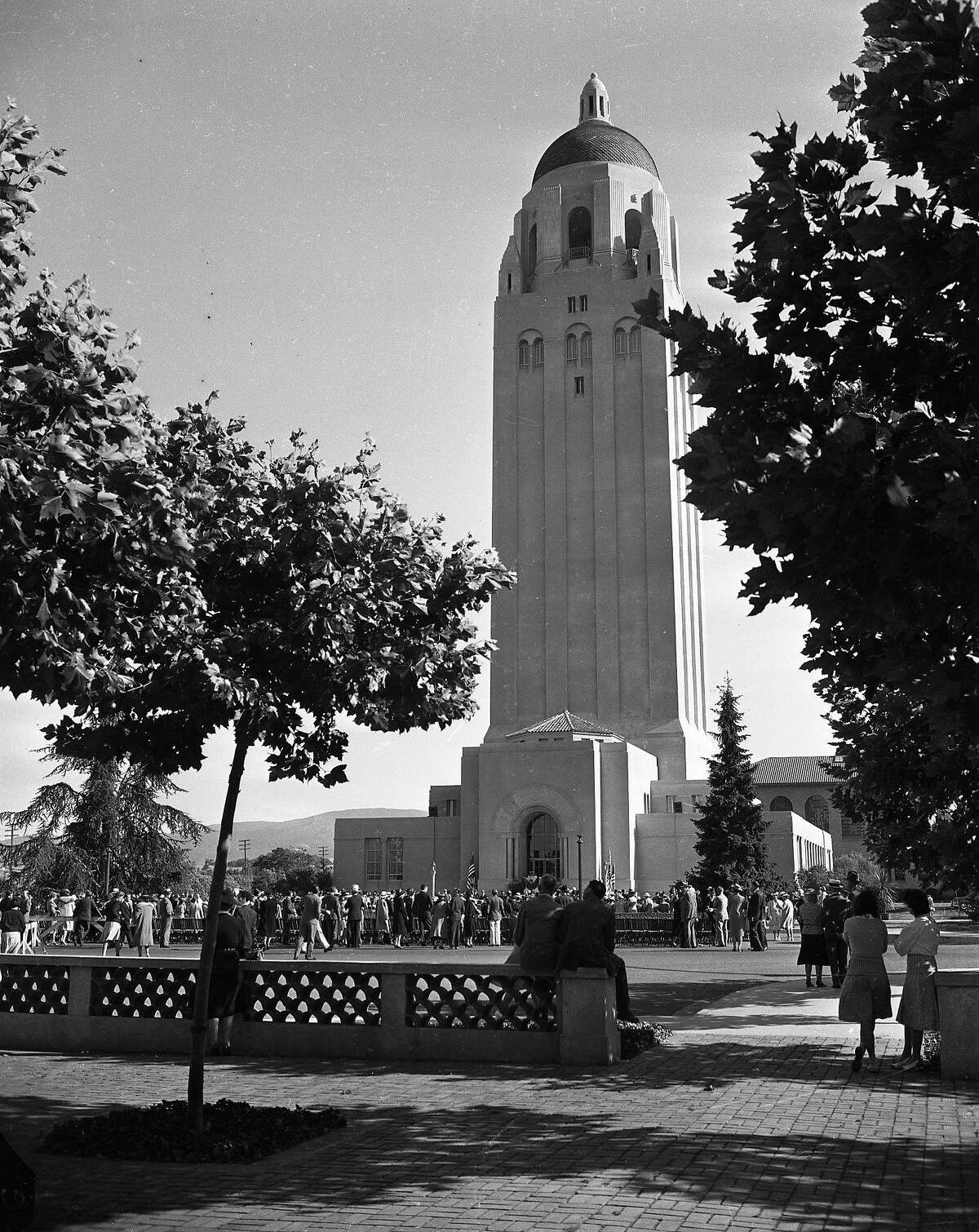 Hoover Institution Tower on the Stanford University Photos dated 07/9/1962