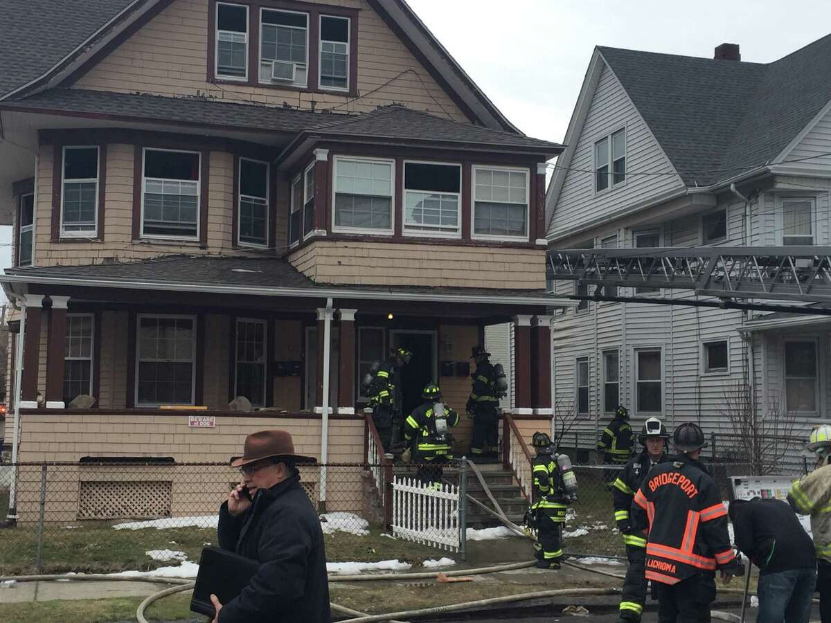 Firefighters Battle Bridgeport House Fire