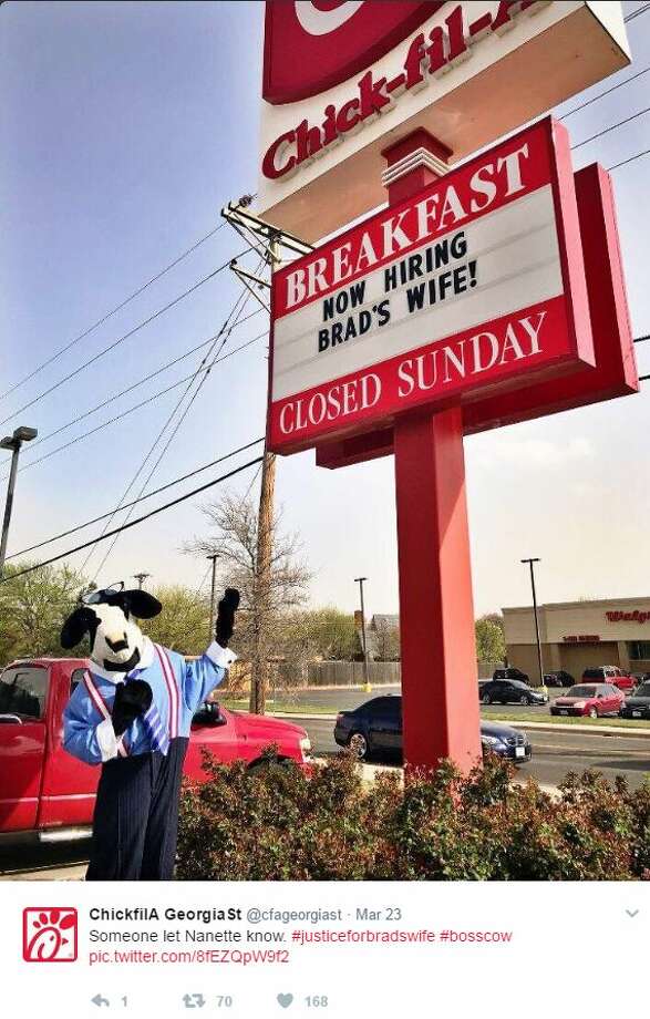 Chick fil a laredo texas Come visit Chick-fil-A in Laredo – Texas A&M International University for delicious options such as our signature chicken sandwiches, salads, chicken nuggets, and breakfast dveneu.gae: Fast Food.