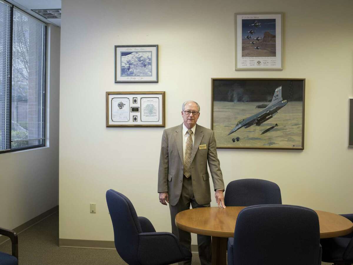 Loyd S ?’Chip?“ Utterback, Lt. General, USAF retired, CEO of Blue Skies of Texas, a retirement community outside of San Antonio, Texas that includes a nursing home, poses for a portrait in his office on Thursday, March 23, 2017. The majority of residents at Blue Skies are retired military. A proposal in the Texas legislature pushed by Sen. Juan Hinojosa, D-McAllen, would impose a fee on nursing home resident beds, including those which are private-pay. Companies such as Blue Skies of Texas would be forced to pay this fee, but are not convinced that they will be reimbursed by this new legislation. "These people gave a lot back to our nation and I want to make sure they're not taxed at the most vulnerable time of their lives," Utterback said.