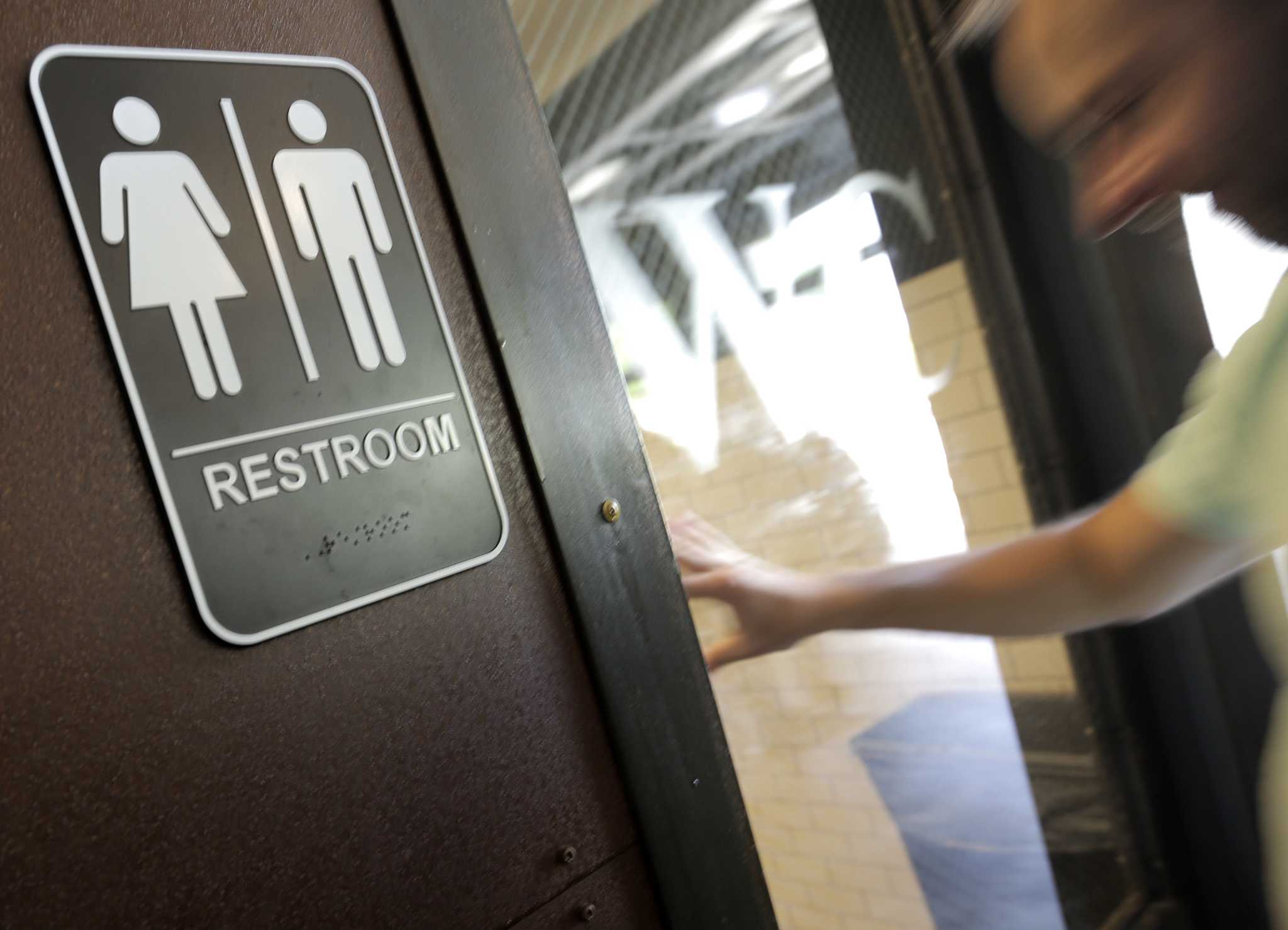 At some public bathrooms No debate, no signs, no worries