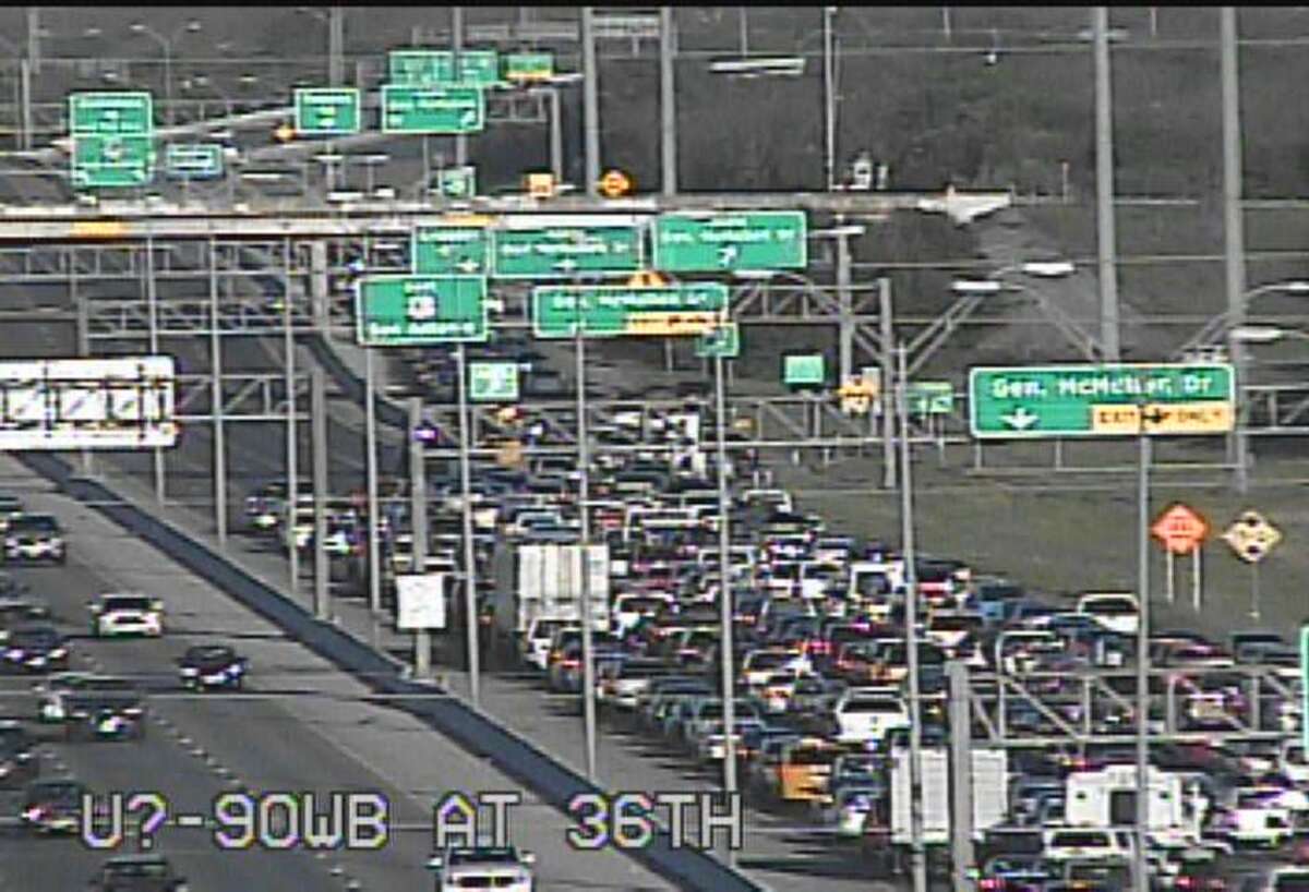 According to the active incidents page of the San Antonio Fire Department, multiple units responded to a wreck on U.S. 90 on the Southwest Side Saturday afternoon, March 25, that closed down all eastbound lanes.
