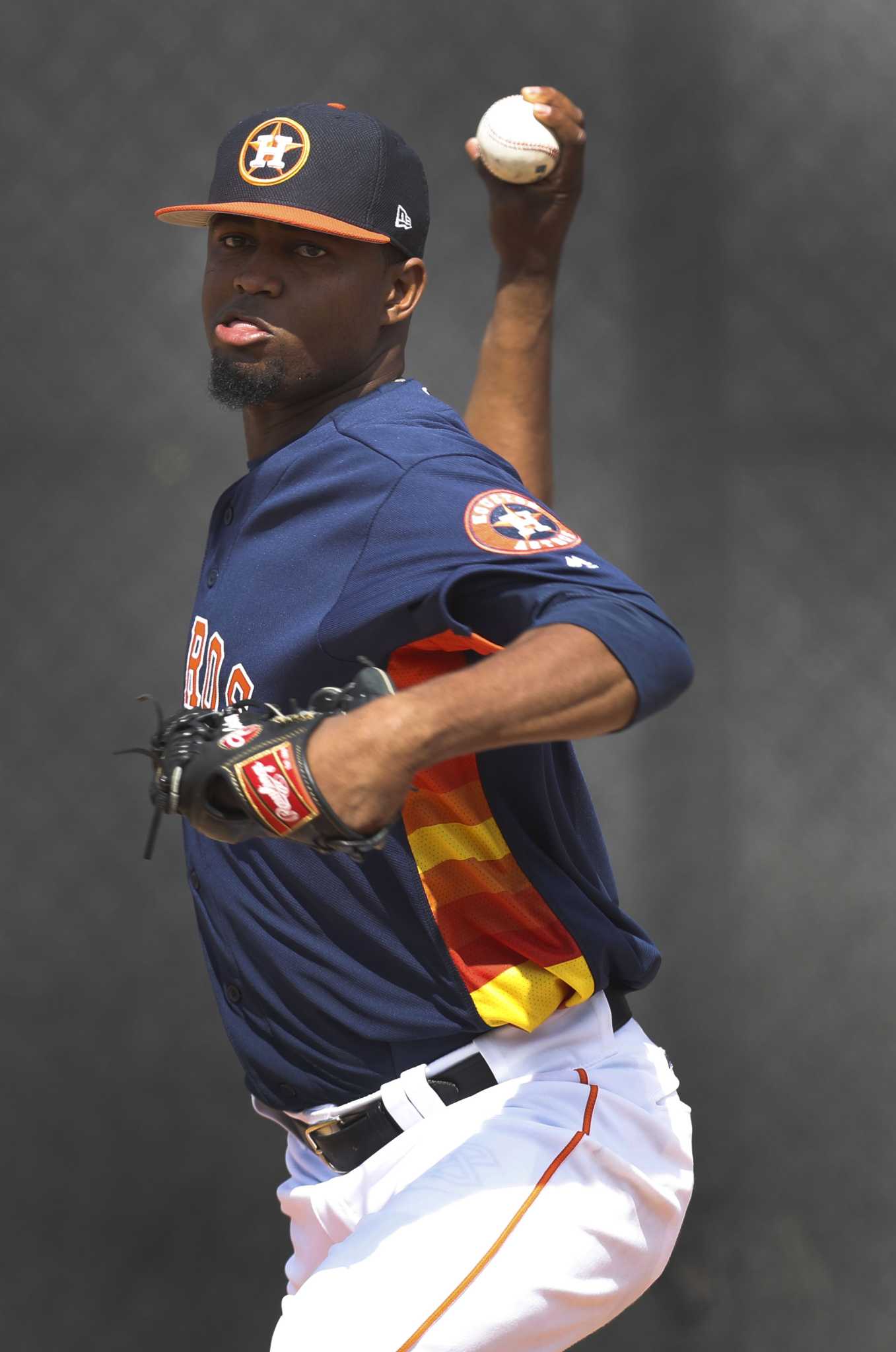 Relievers James Hoyt, Jandel Gustave wage battle for Astros' last ...