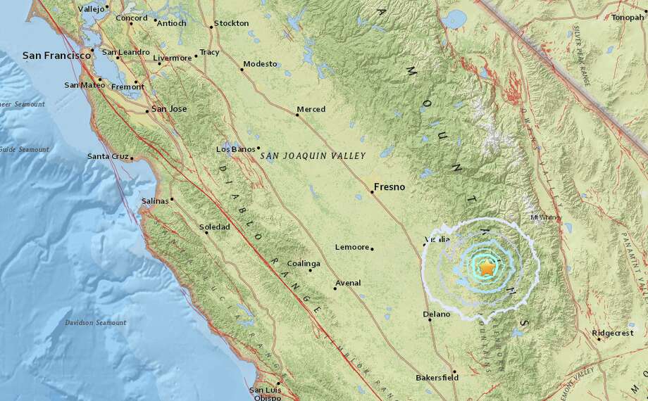 Magnitude 3.6 earthquake strikes near Porterville, CA - SFGate