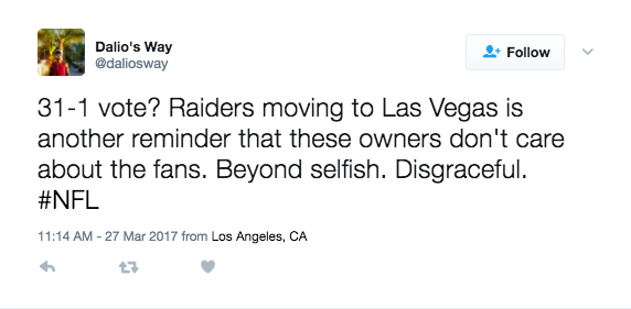 Raiders filing for Las Vegas should be Oakland's final straw