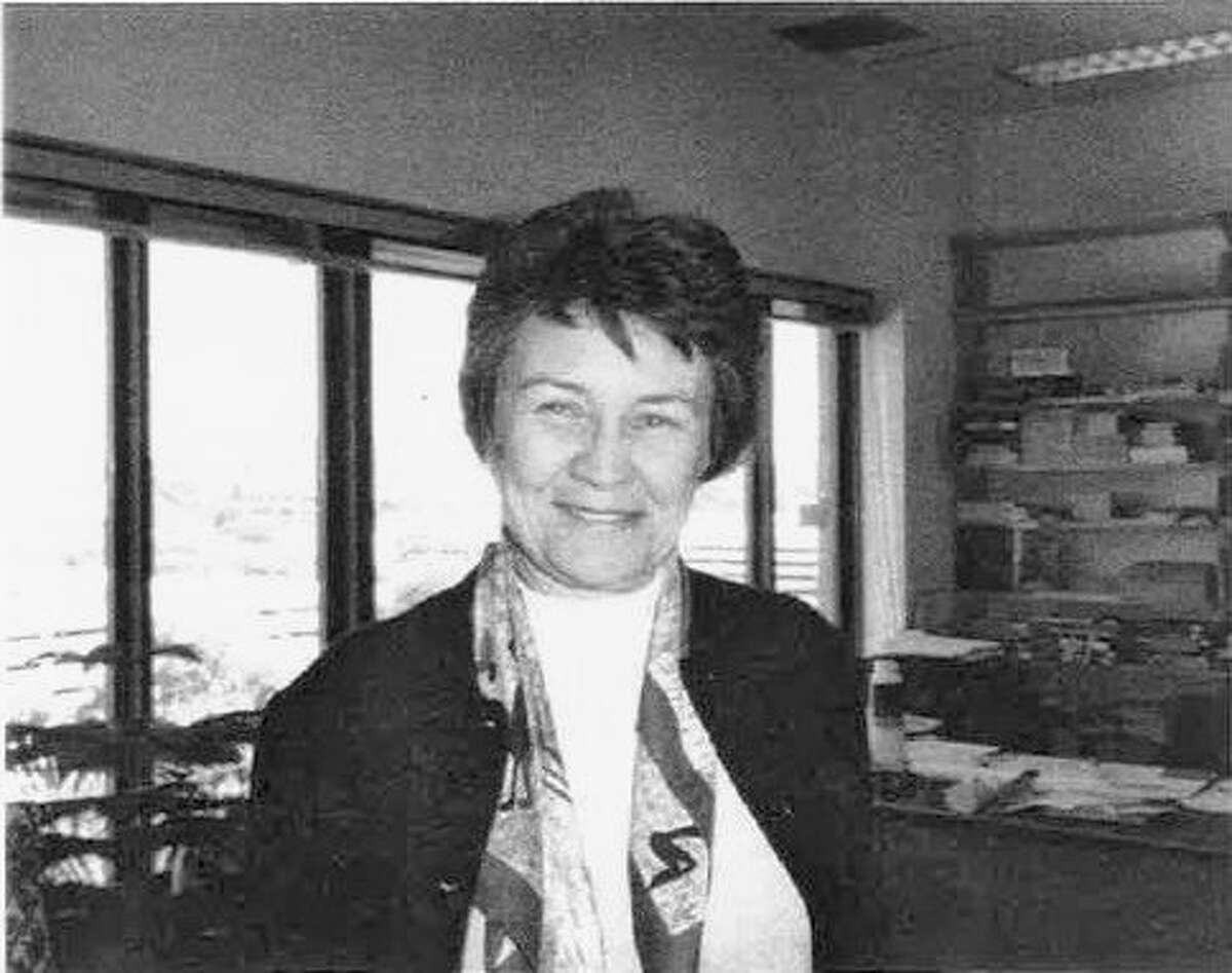 This photo of Carolyn Randall was taken in the late 1990s when she left the audiobook program she had devoted her time and talent to.