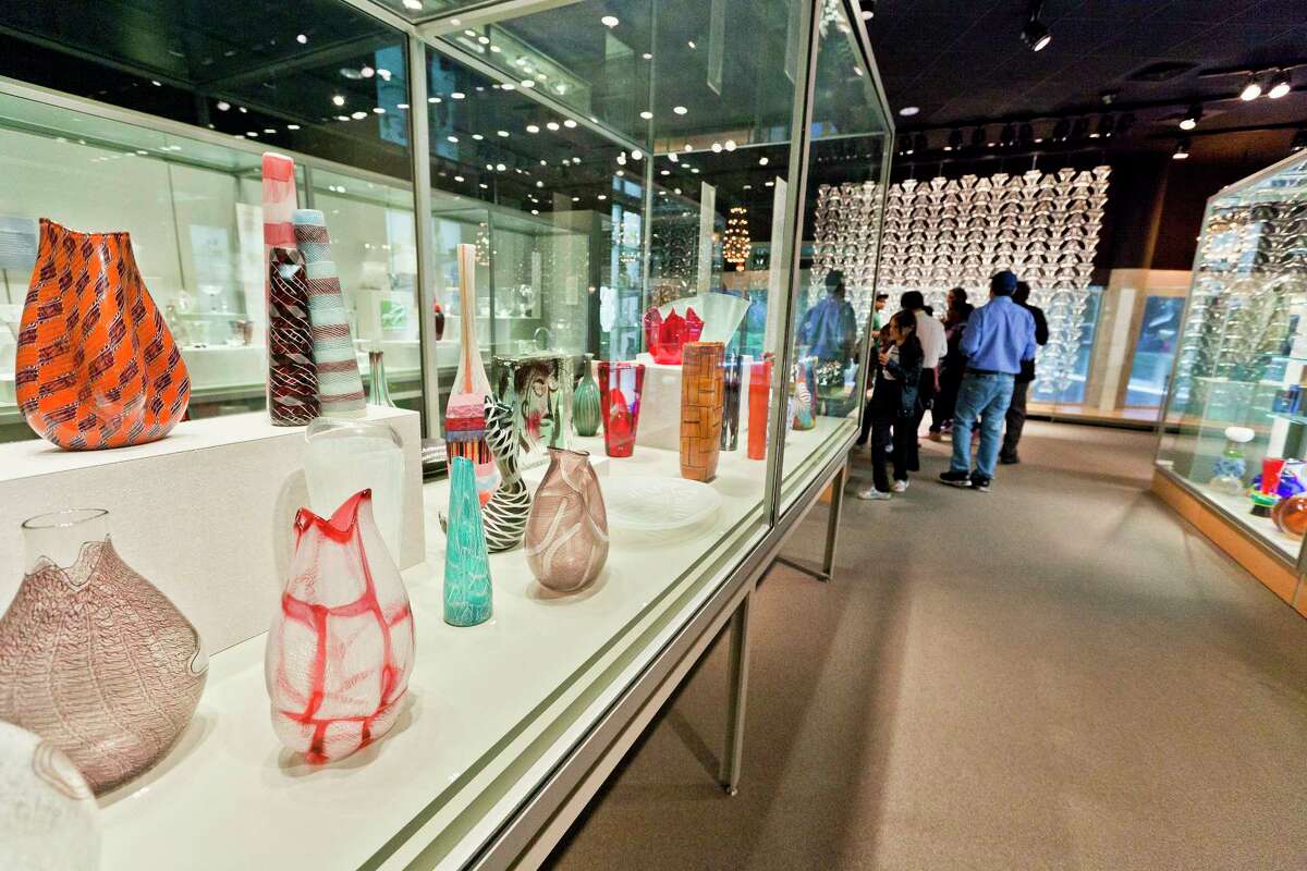 In an undated handout photo, mid-20th century glassworks on display at the Corning Museum of Glass in Corning, N.Y. Corning Inc. has through donations gradually expanded the once-modest museum into a world-renowned home for glass art, with another new wing coming in 2015. (Gary Hodges via The New York Times) -- NO SALES; FOR EDITORIAL USE ONLY WITH STORY SLUGGED NY-GLASS-MUSEUM BY SCHNEIDER. ALL OTHER USE PROHIBITED. ORG XMIT: XNYT28