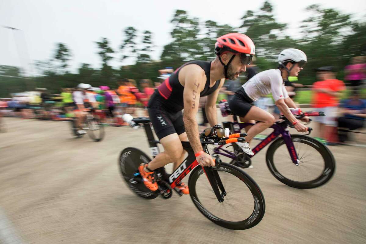 Continue clicking to see photos of past Ironman competitors in the Houston area.