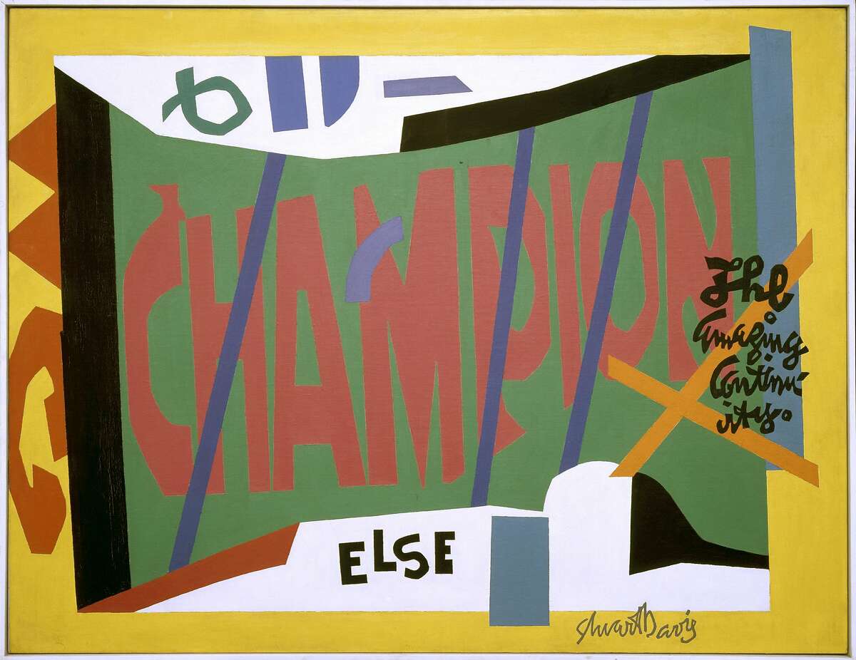 The word on the work of Stuart Davis at the de Young