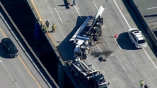 CHP: Driver in 101 big-rig wreck was 5 times the DUI limit