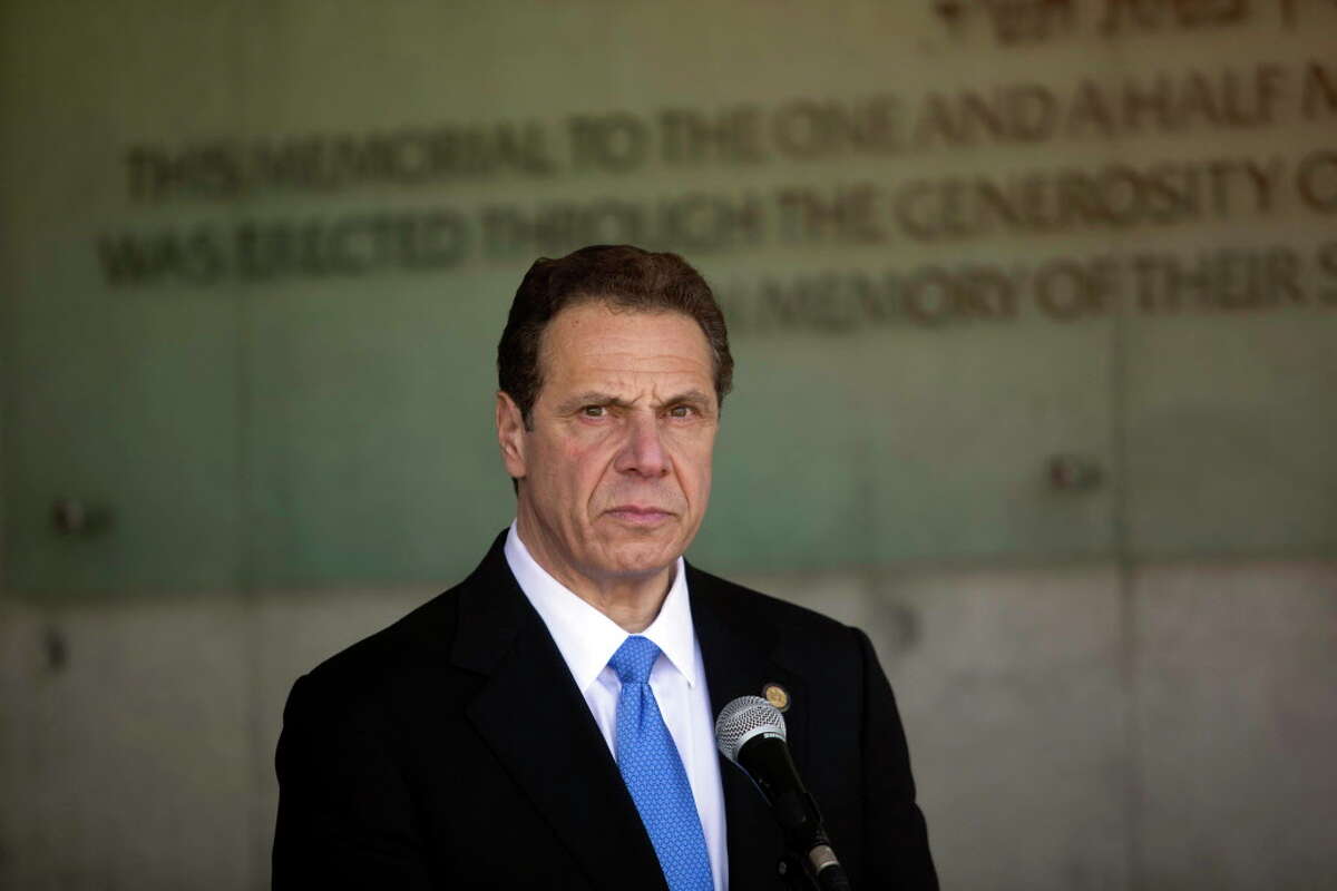 Upstate job growth has been anemic during the tenure of Gov. Andrew M. Cuomo, shown here during a recent visit to Israeil. No governor of a state with a shrinking population has ever been elected president. Keep clicking to learn about presidents who have come from New York. (AP Photo/Dan Balilty)