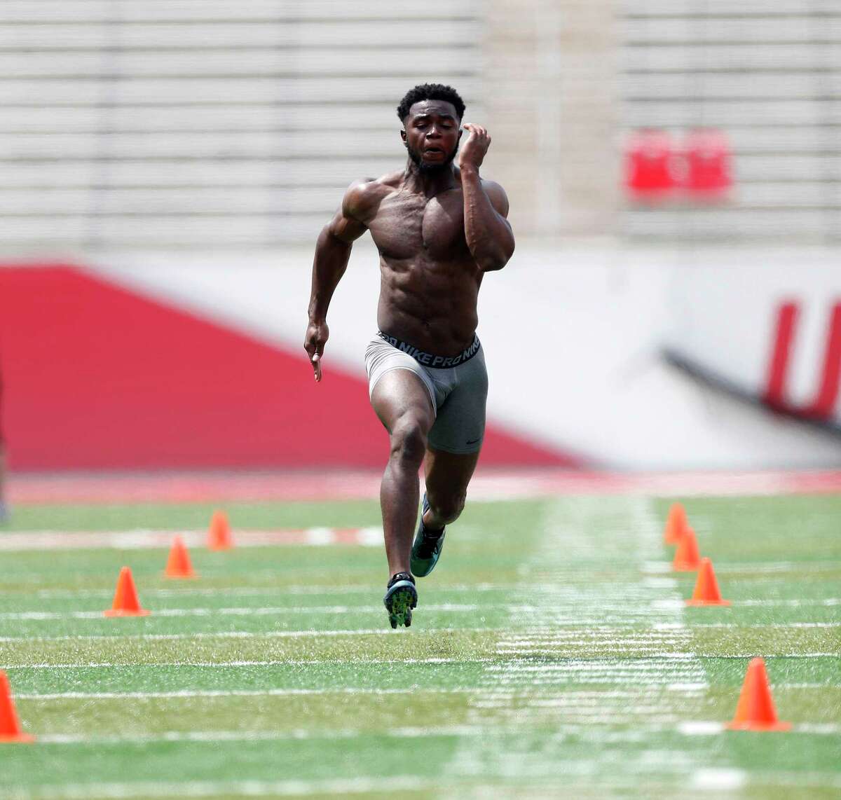 Brandon Wilson wows scouts at University of Houston pro day