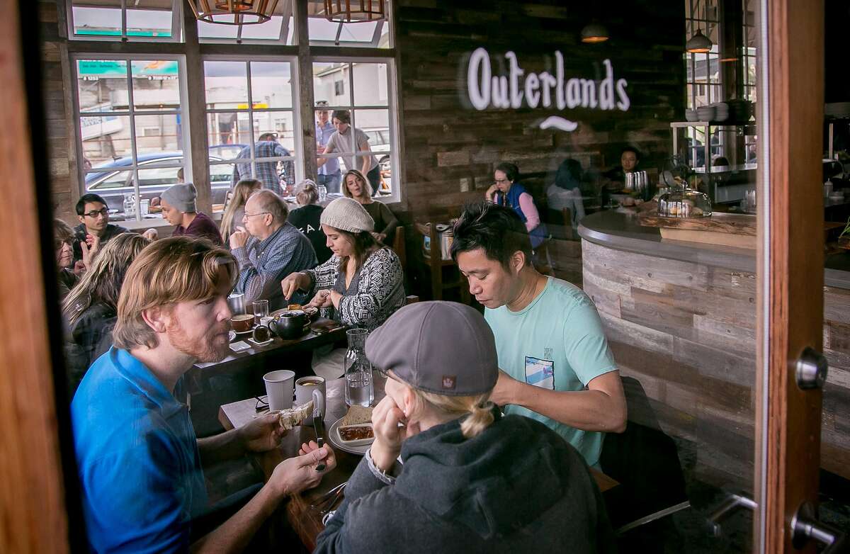 Diners have brunch at Outerlands in San Francisco, Calif. on November 29th, 2014.