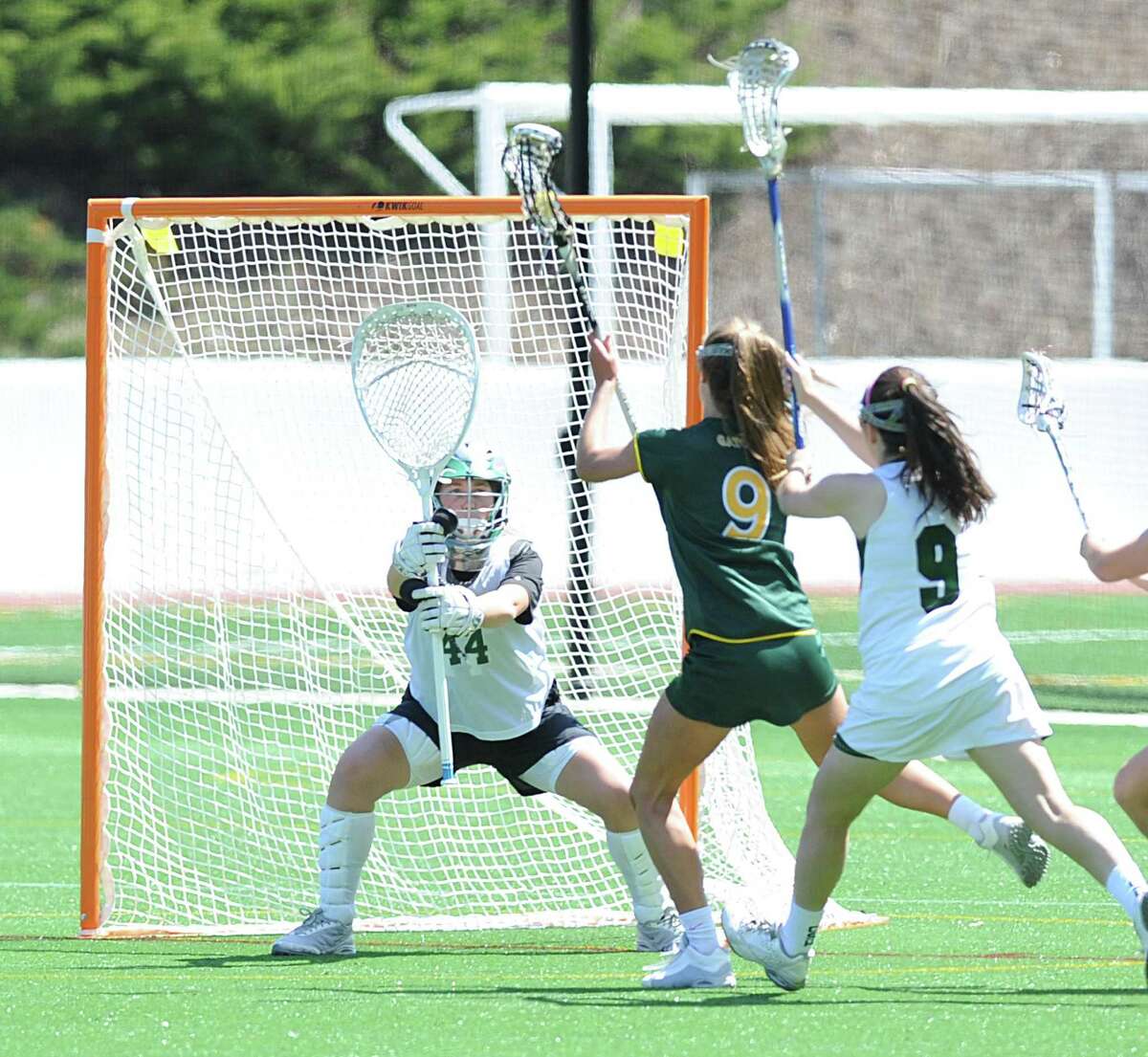 Goalie Maddie McLane returns as the last line of defense for the Sacred Heart lacrosse team.