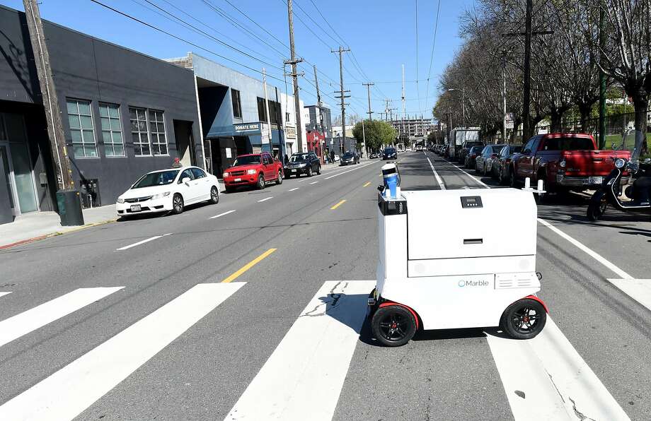San Francisco Could Ban Sidewalk Delivery Robots Sfgate