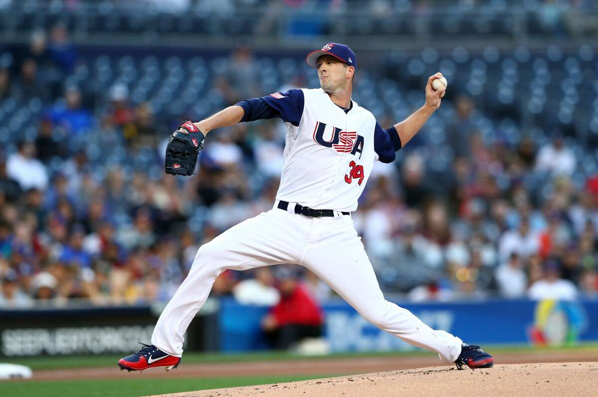 Drew Smyly of Team USA pitches during Game 2 of Pool F of the 2017 World Baseball Classic against Team Venezuela on Wednesday, March 15, 2017 at Petco Park in San Diego, California. (Photo by Alex Trautwig/WBCI/MLB Photos via Getty Images)