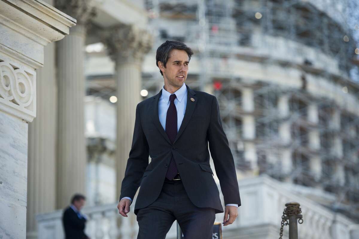 UNITED STATES - JULY 23: Rep. Beto O'Rourke, D-Texas, walks down the House steps after the finals votes of the week on Thursday, July 23, 2015. (Photo By Bill Clark/CQ Roll Call)