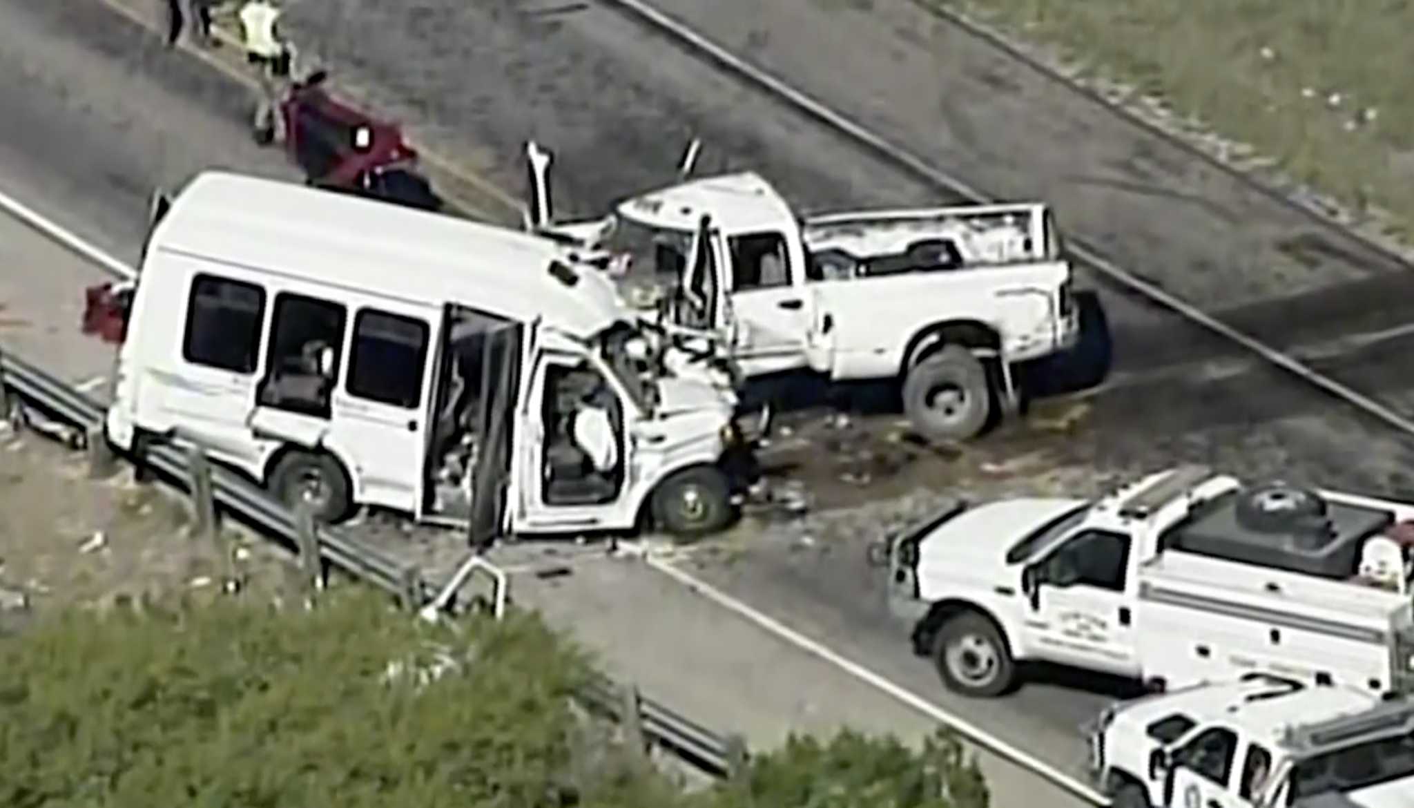 Texas crash: Wrong-way driver slams into Santa's Wonderland bus