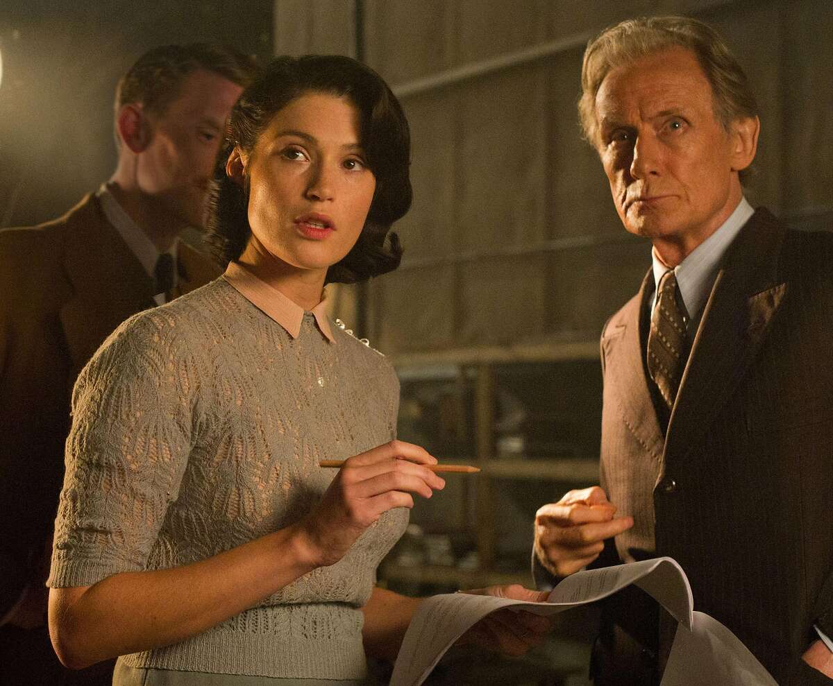 Gemma Arterton and Bill Nighy star in the World War II romantic comedy "Their Finest," directed by Lone ScherfigCredit:Photo by Nicole Dove. Courtesy of STX Extertainment.