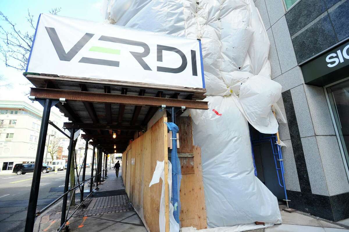 Construction is ongoing at BV?’s restaurant and sports bar, which will feature off track betting, located at 268 Atlantic St. in downtown Stamford, Conn. on Wednesday, March 29, 2017.