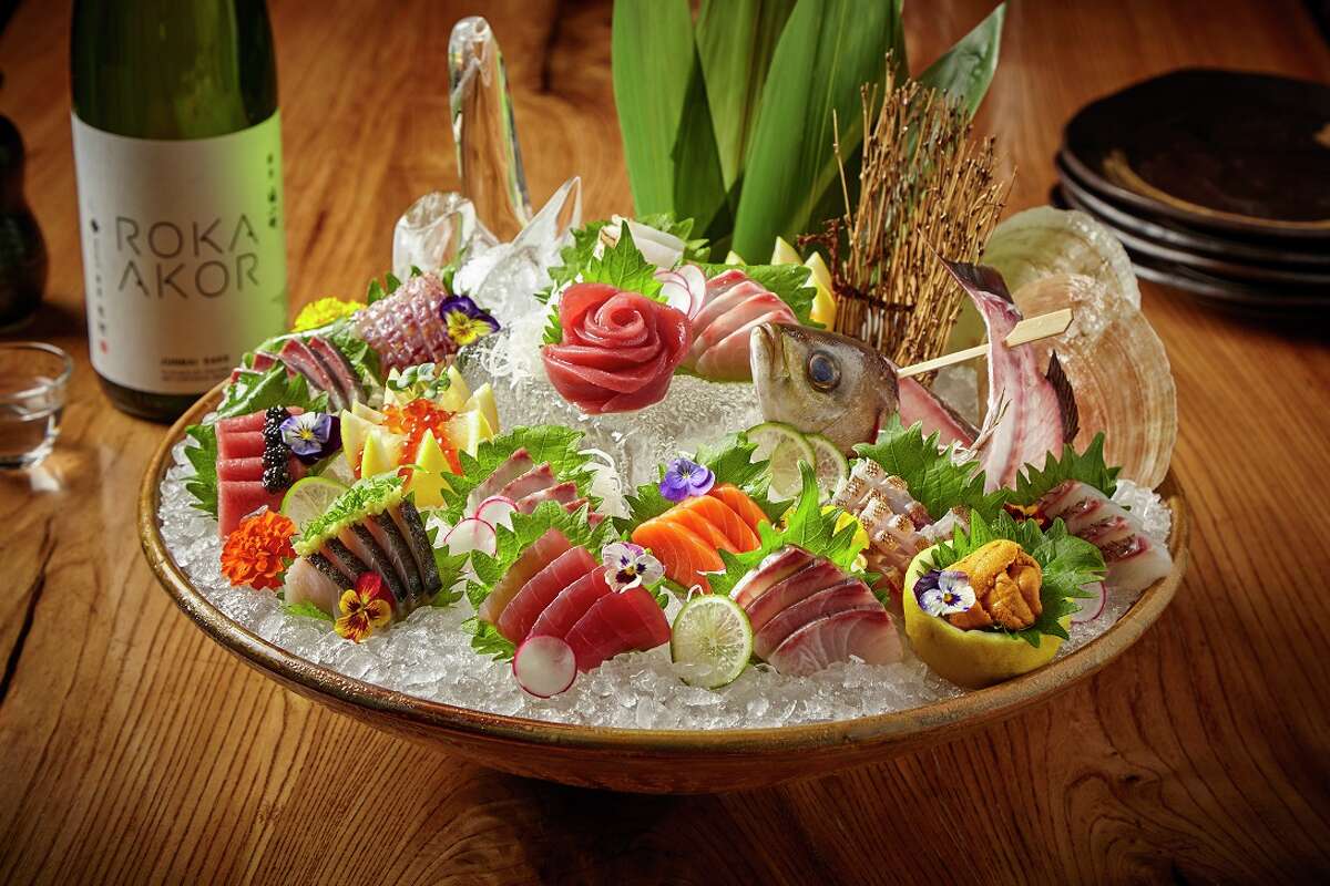 Roka Akor, a Japanese sushi and steak concept, will open June 26, 2017, at 2929 Wesleyan. Shown: Sashimi platter.
