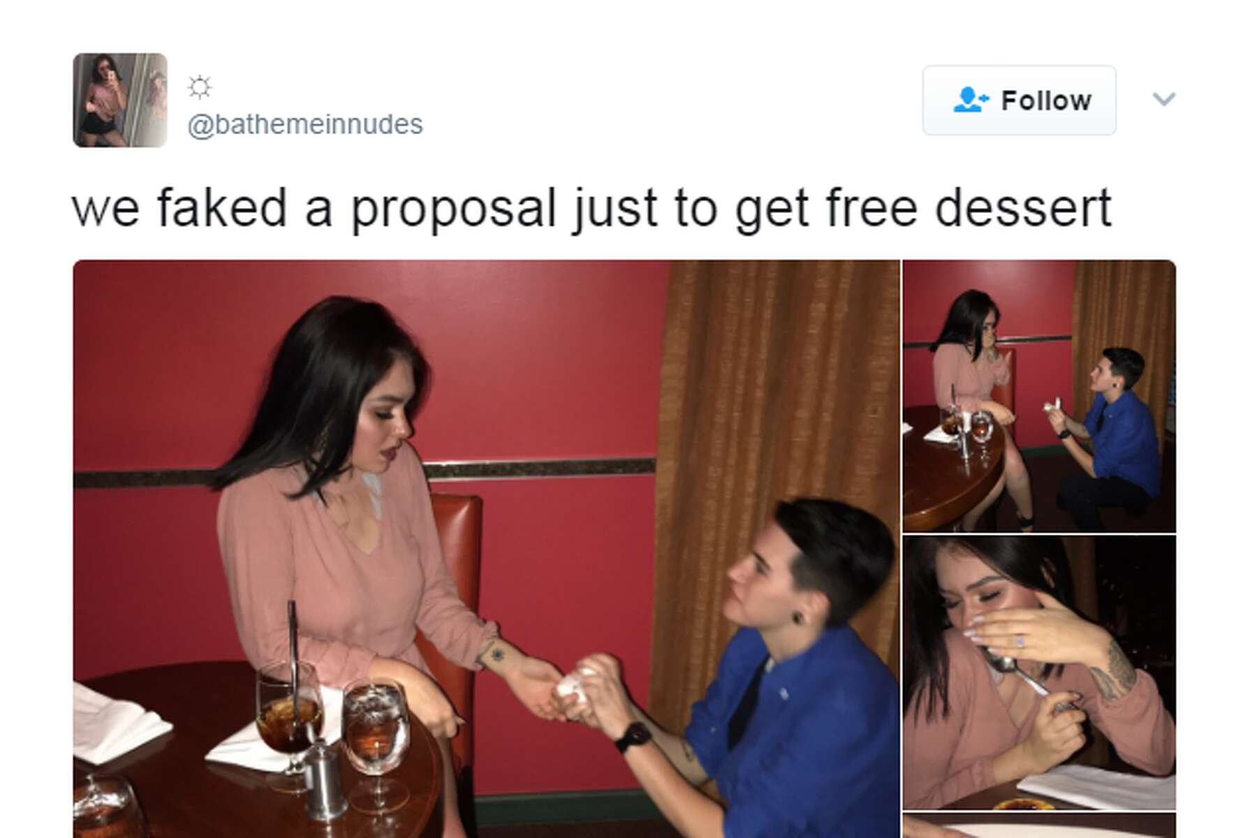 Texas teens fake marriage proposal to pic