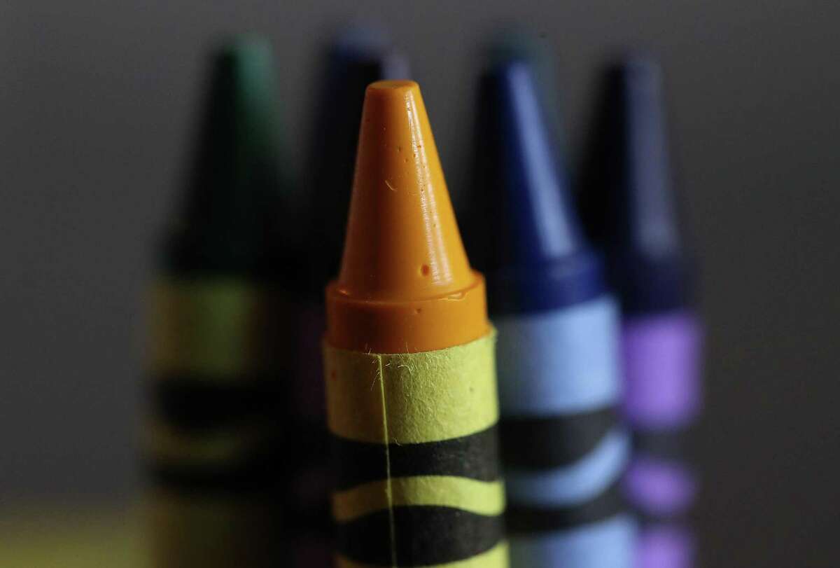 Crayola announced that they will be eliminating the dandelion yellow crayon (front) from its color lineup and will replace it with a blue color in May.