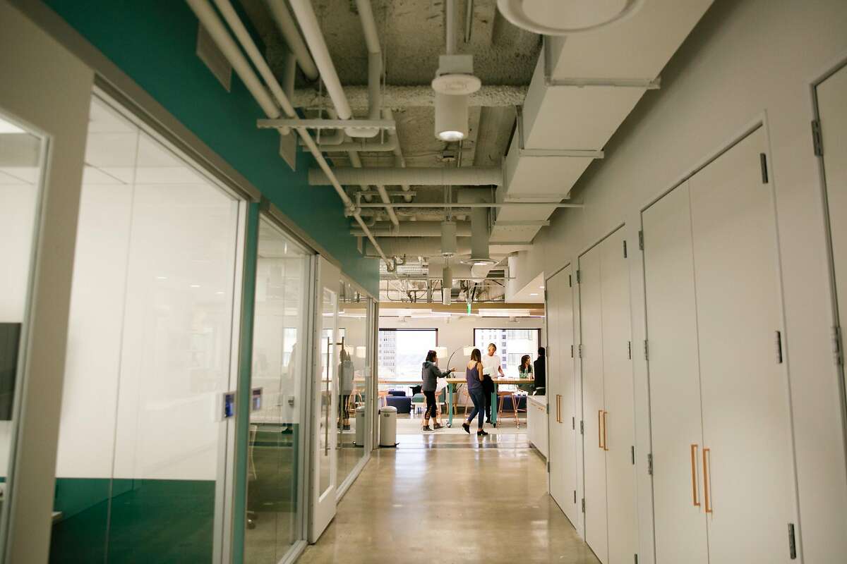 Open office plan is seen at Stitch Fix's office in San Francisco, Calif. Friday, March 31, 2017.