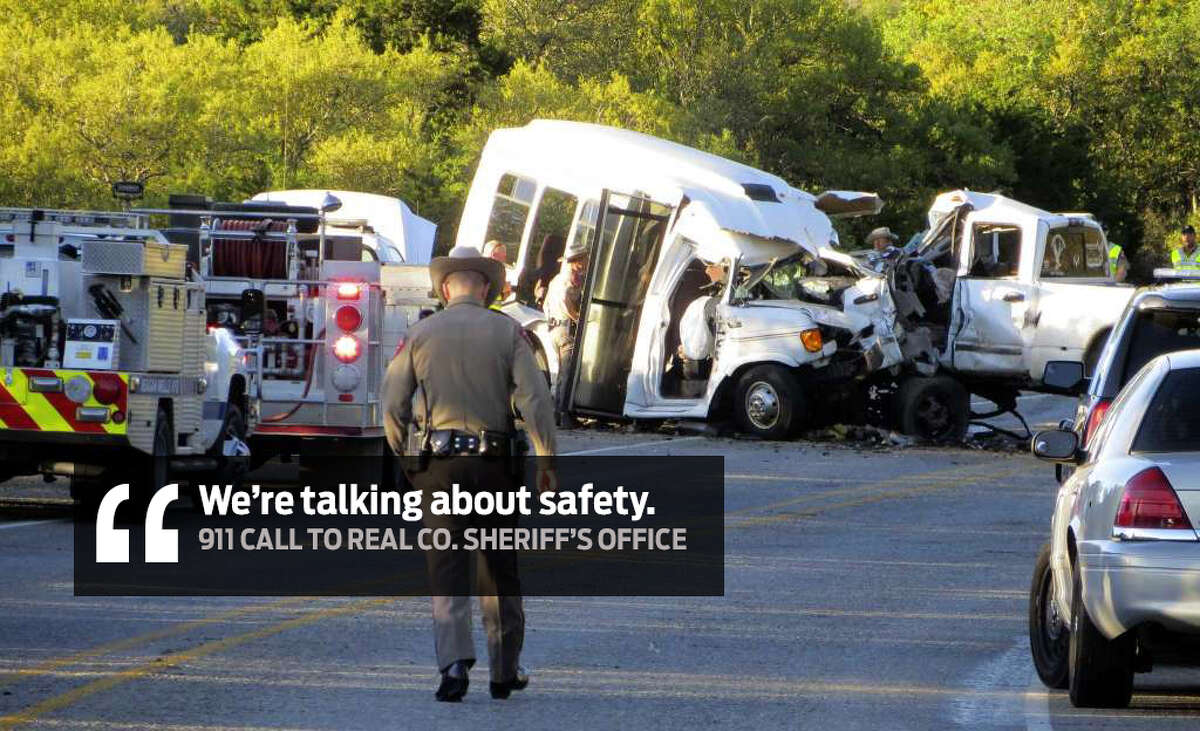 "We're talking about safety." Audio of emergency calls made to the Real County Sheriff's Office by Jody Kuchler, a Leakey resident, were obtained by KSAT and detail what happened moments before the crash.