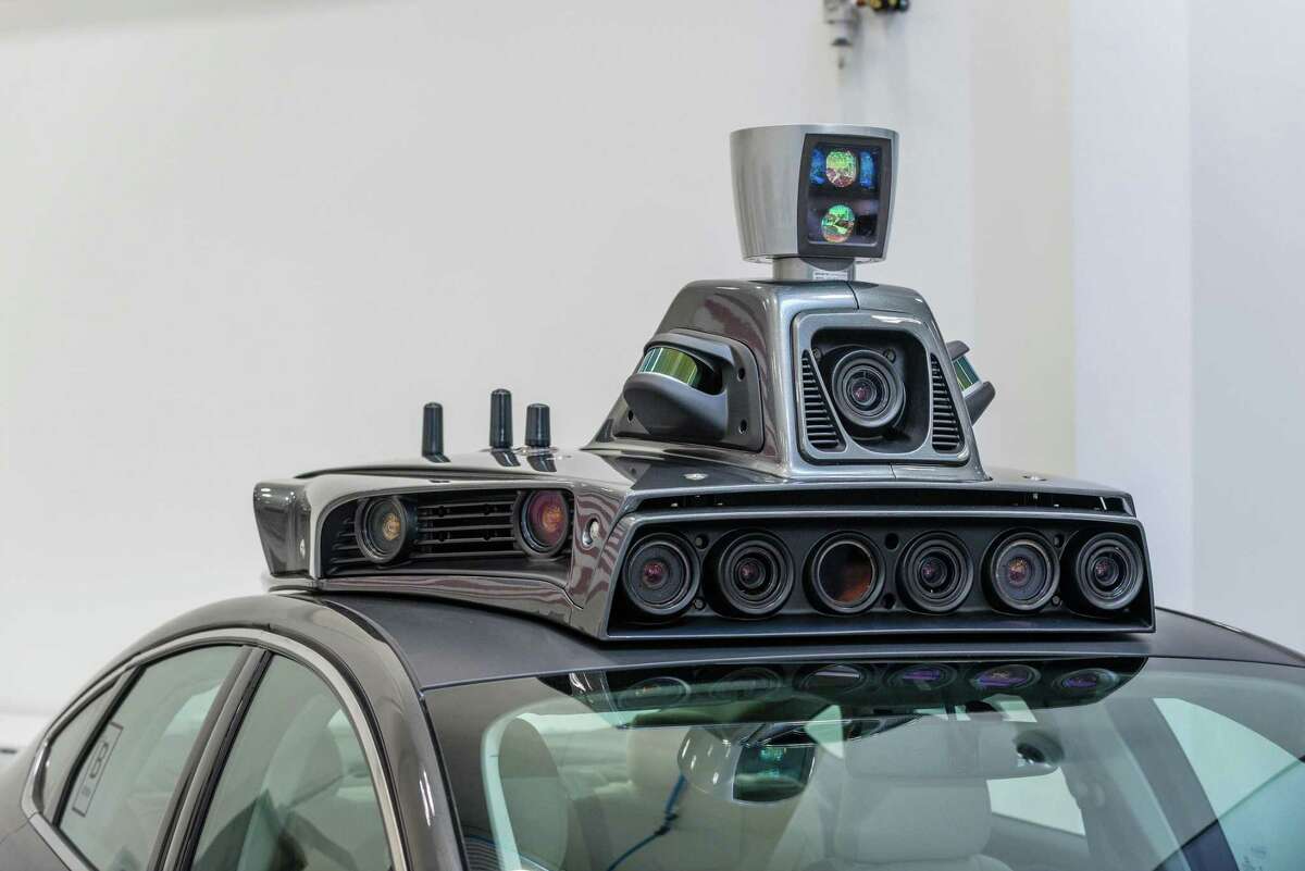 This file photo shows the cameras on a pilot model of an Uber self-driving car at the Uber Advanced Technologies Center in Pittsburgh. A reader is disturbed by the notion that motorists feel the need for self-driving cars.
