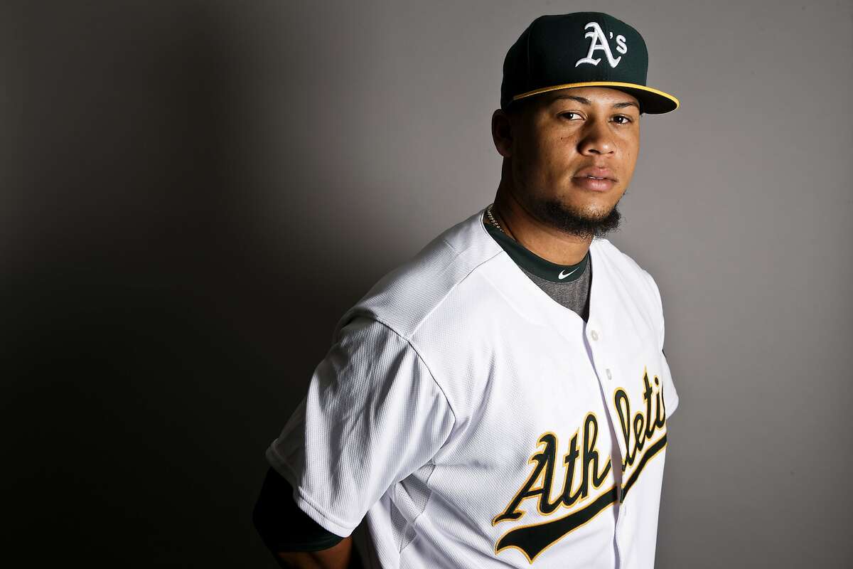 A's send Matt Olson down; Frankie Montas has visa issue