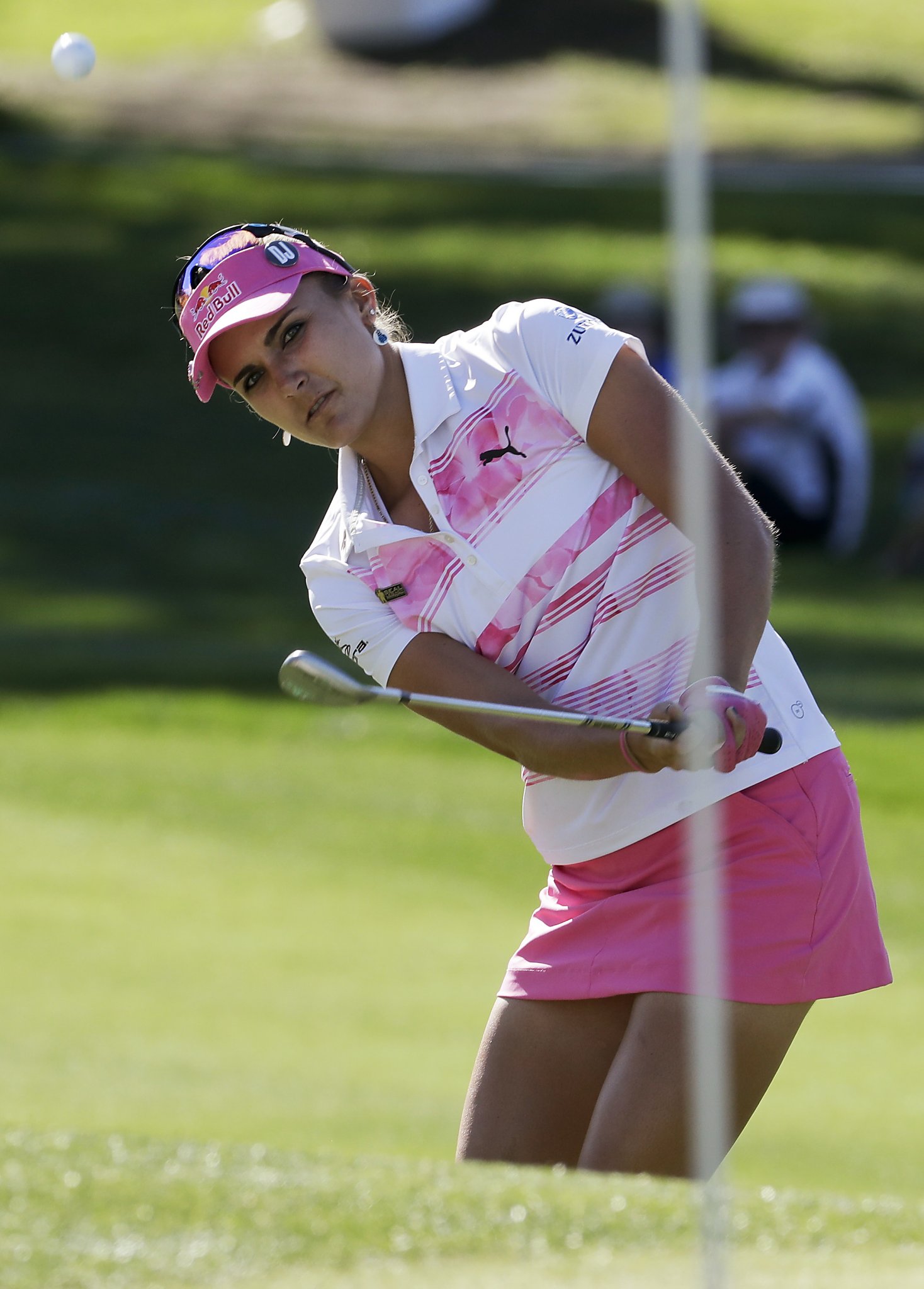 Lexi Thompson Leads Lpga Major After Long Day