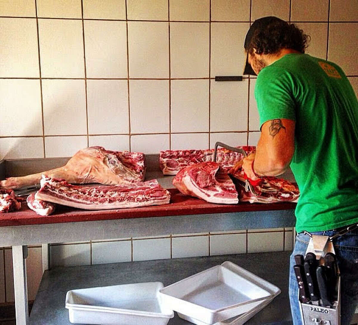 Custom Meats, a 100% locally-sourced, traditional whole-animal butchery, at 1903 Post Road in Fairfield.