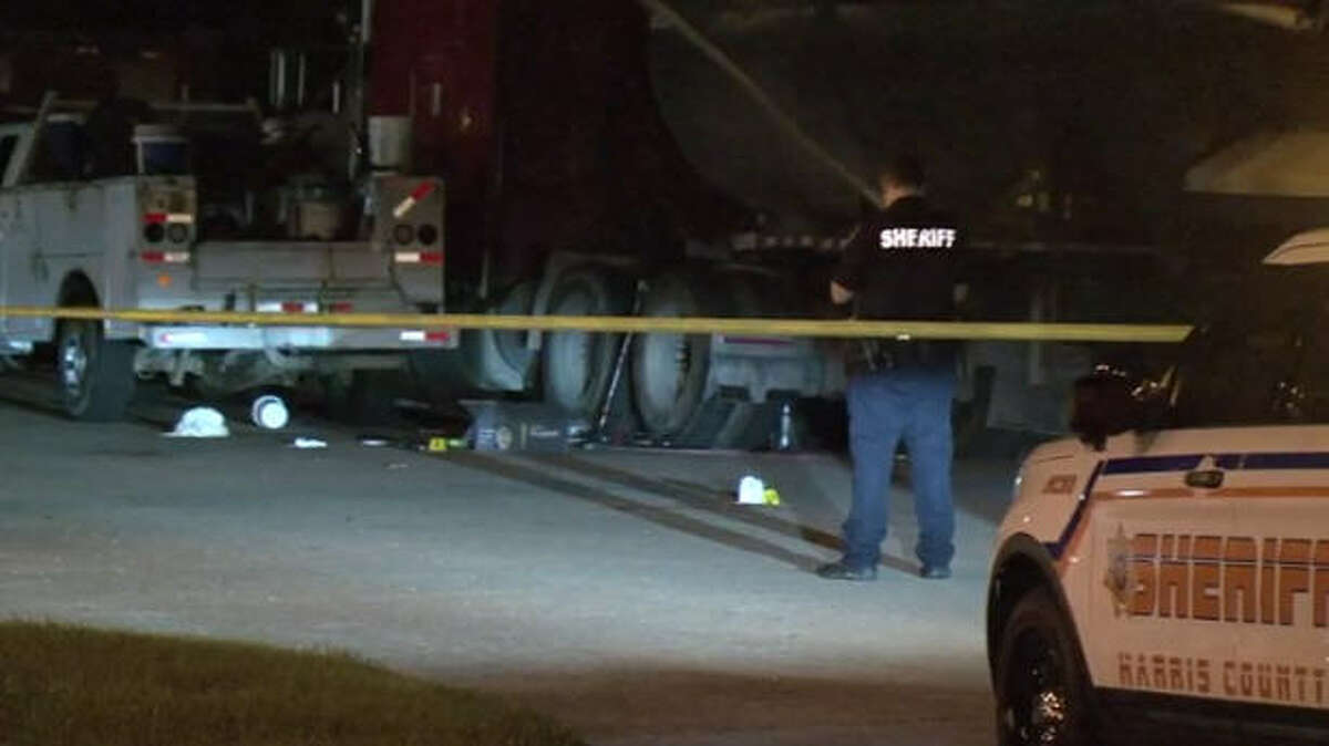 An 18-wheeler mechanic was robbed at gunpoint Saturday night.