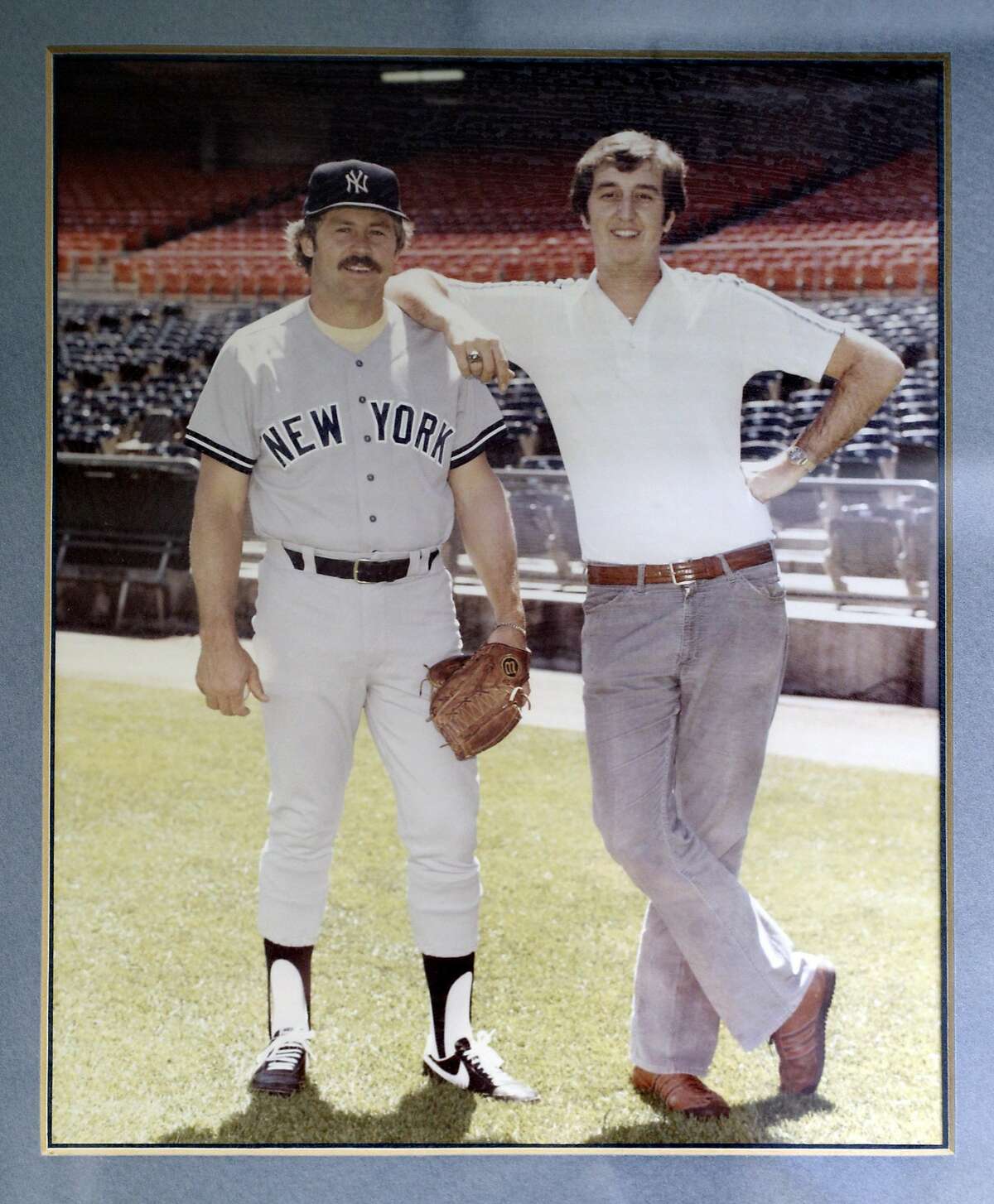 Retired pitcher Jim Catfish Hunter in an Oakland Athletics uniform News  Photo - Getty Images