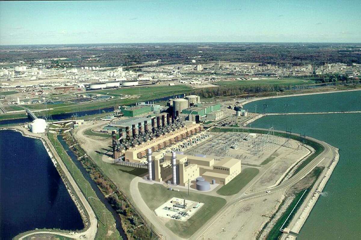 This provided image shows a rendering of Midland Cogeneration Venture's planned $500 million-plus expansion.
